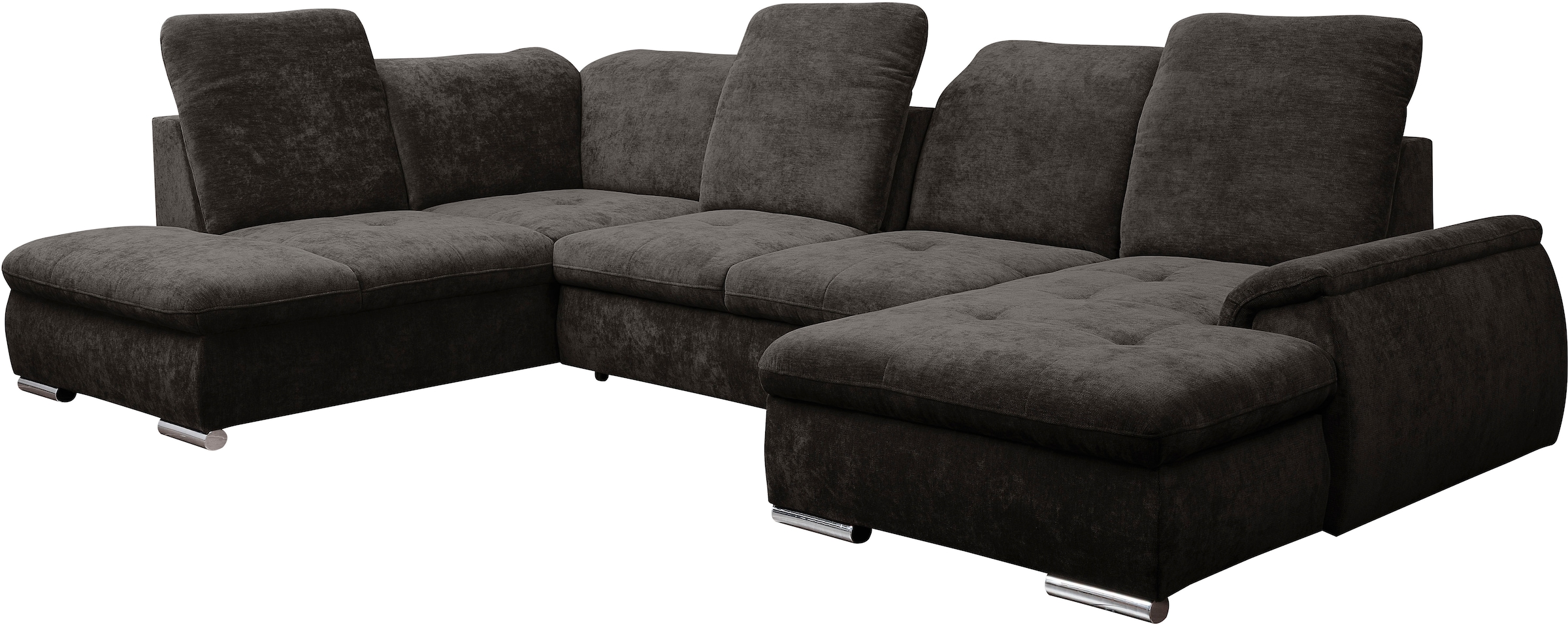 WERK2 Wohnlandschaft »Pula« verstellbare Kopfteile, mit Schlaffunktion und Bettkasten