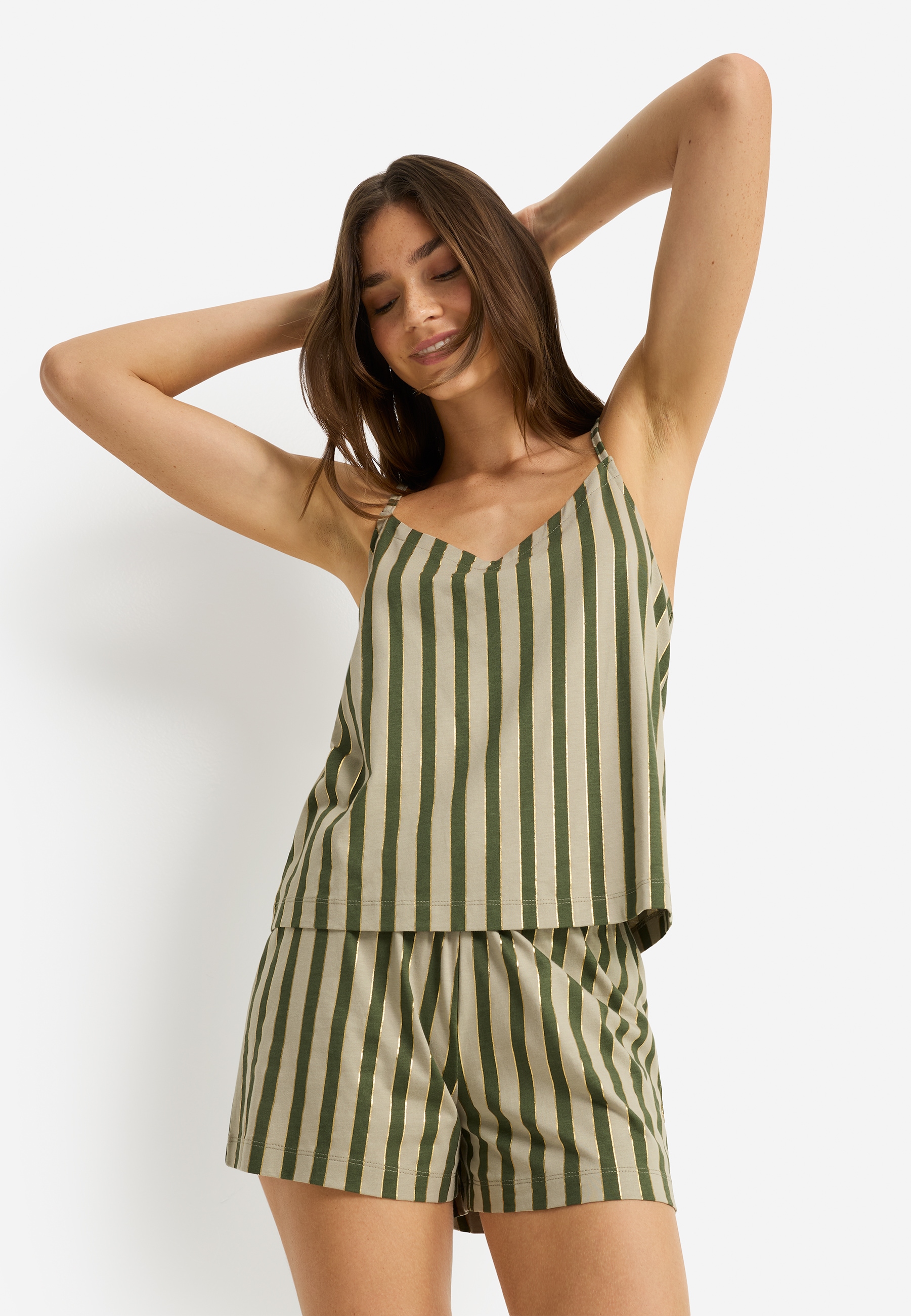 LSCN by LASCANA Shorty 2 tlg. mit schönem Druck günstig online kaufen