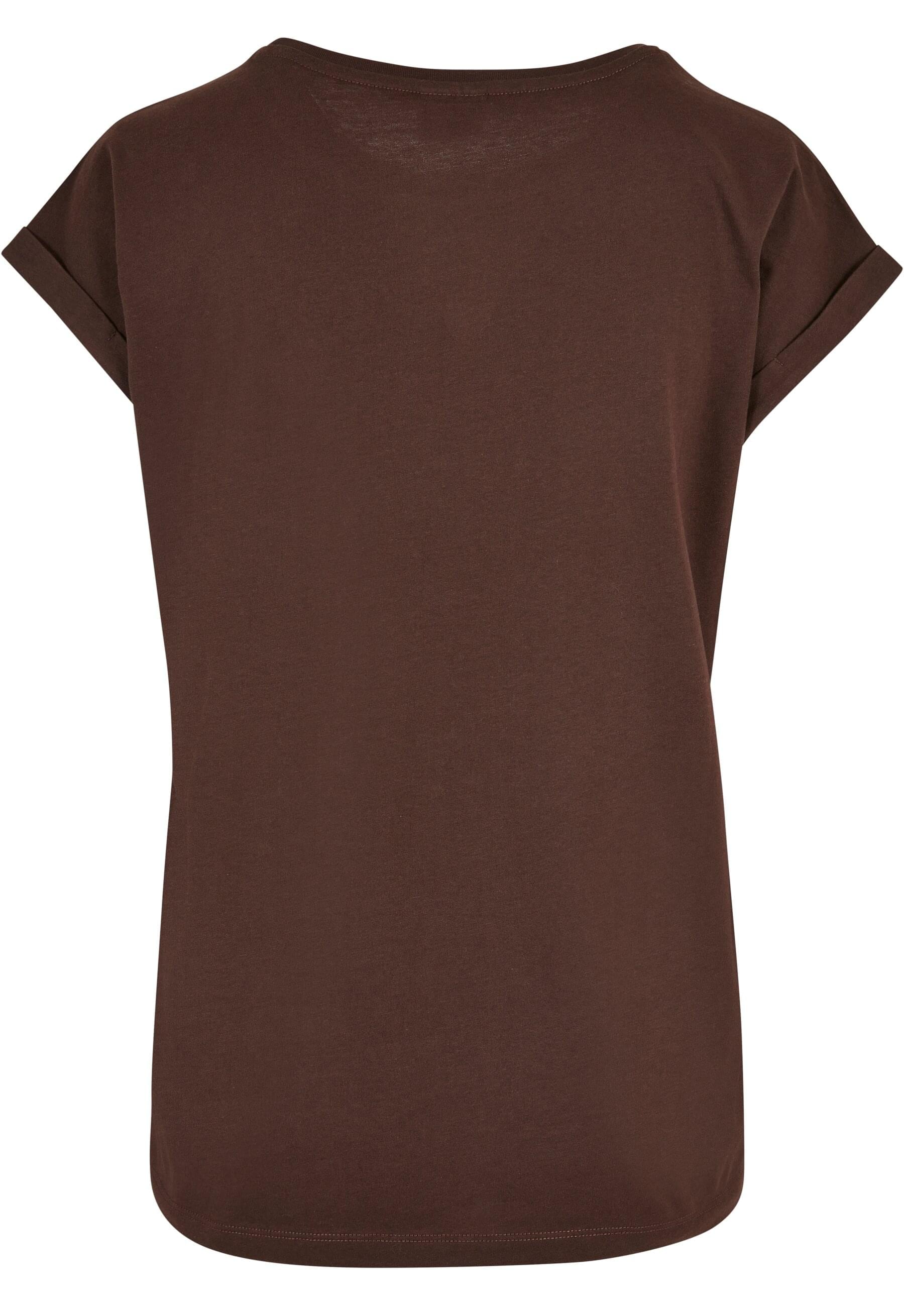 URBAN CLASSICS Kurzarmshirt »Urban Classics Damen Ladies Organic Extended Shoulder Tee«, (1 tlg.)