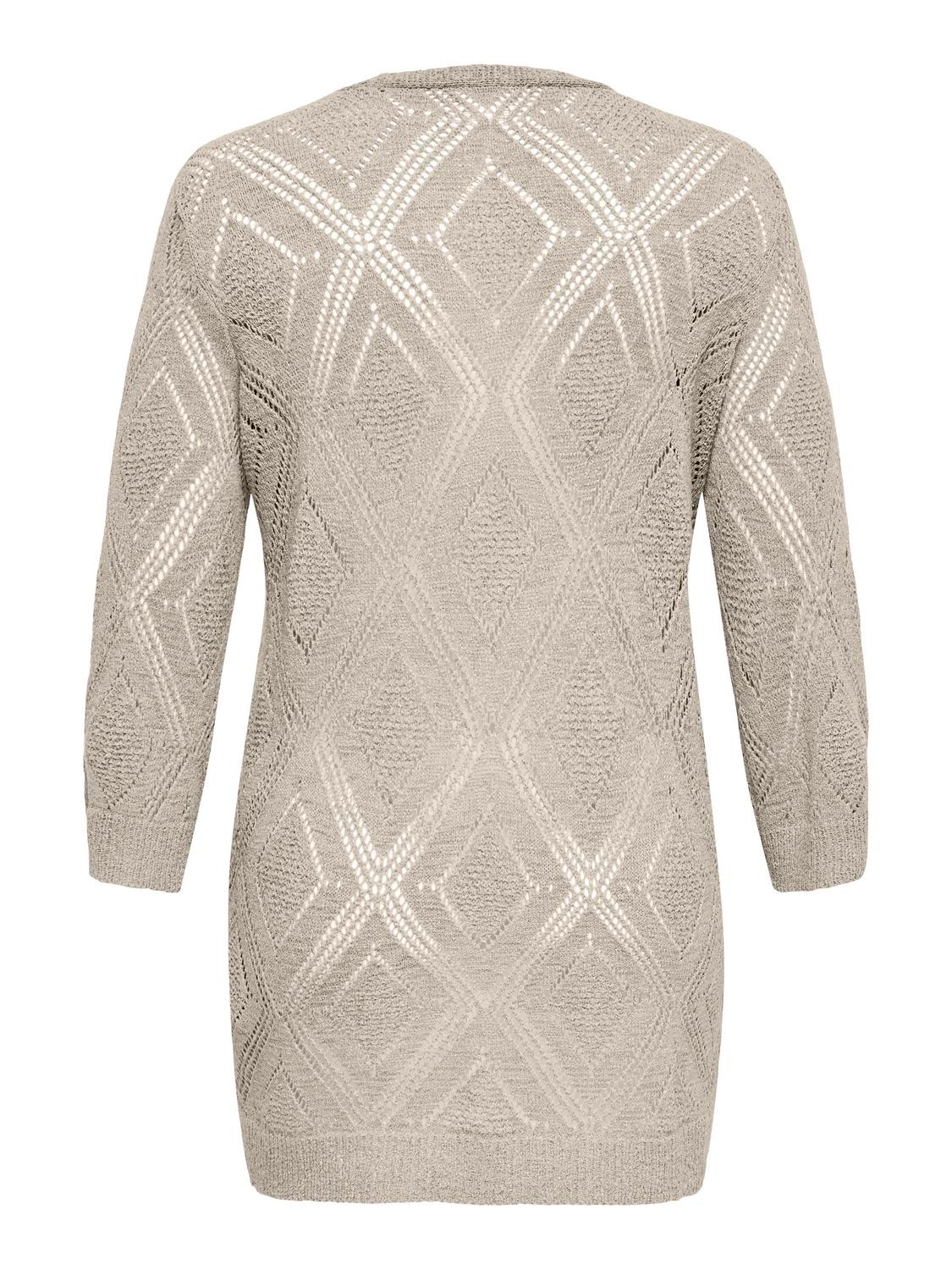 ONLY CARMAKOMA Strickjacke "CARPAMELA 4/5 OPEN CARDIGAN KNT" günstig online kaufen