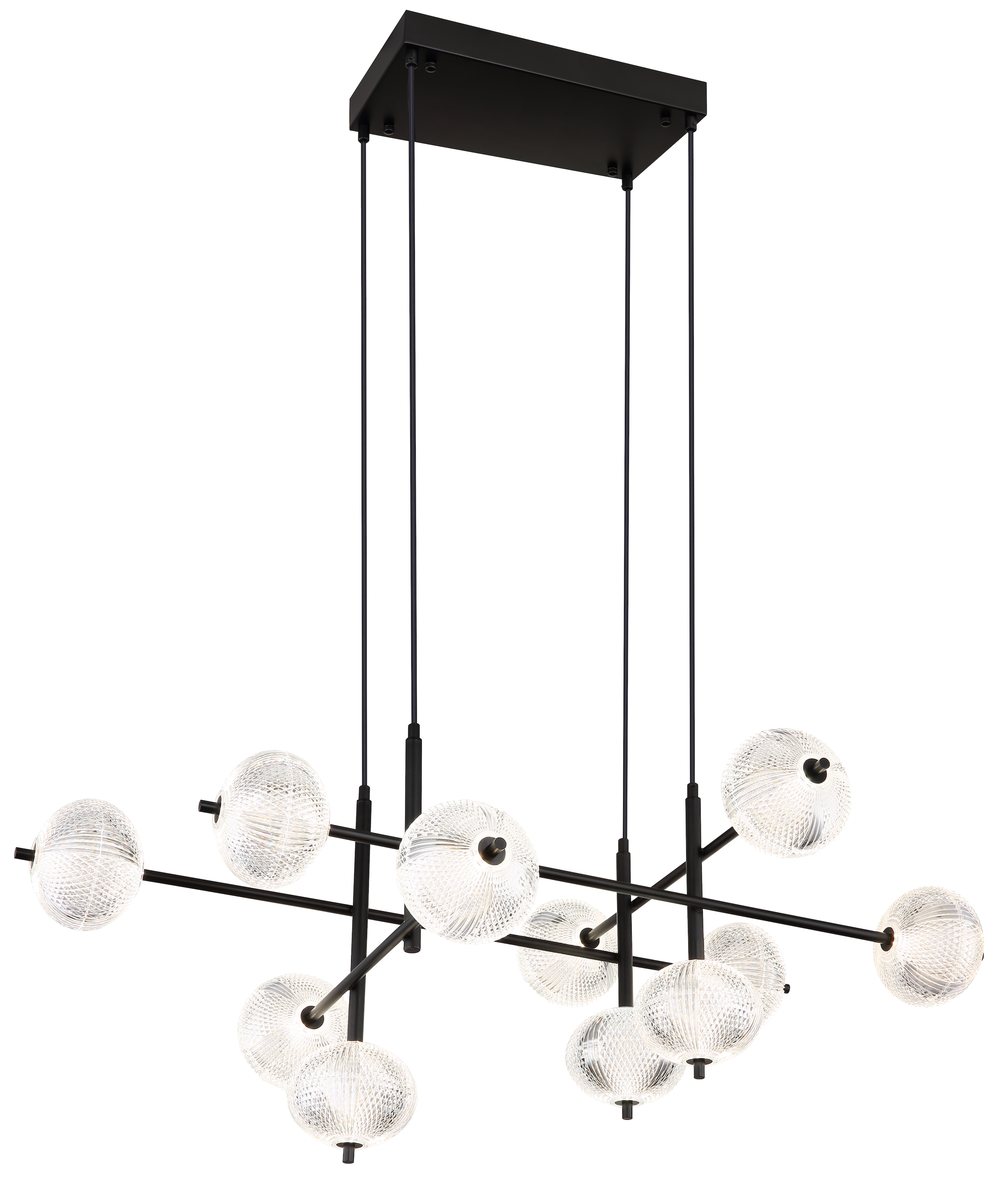 GLOBO LIGHTING Hängeleuchte »AIDA« LED-Modul 1 Stk. Hängelampe Esszimmer-Leuchte Esstischleuchte Wohnzimmer