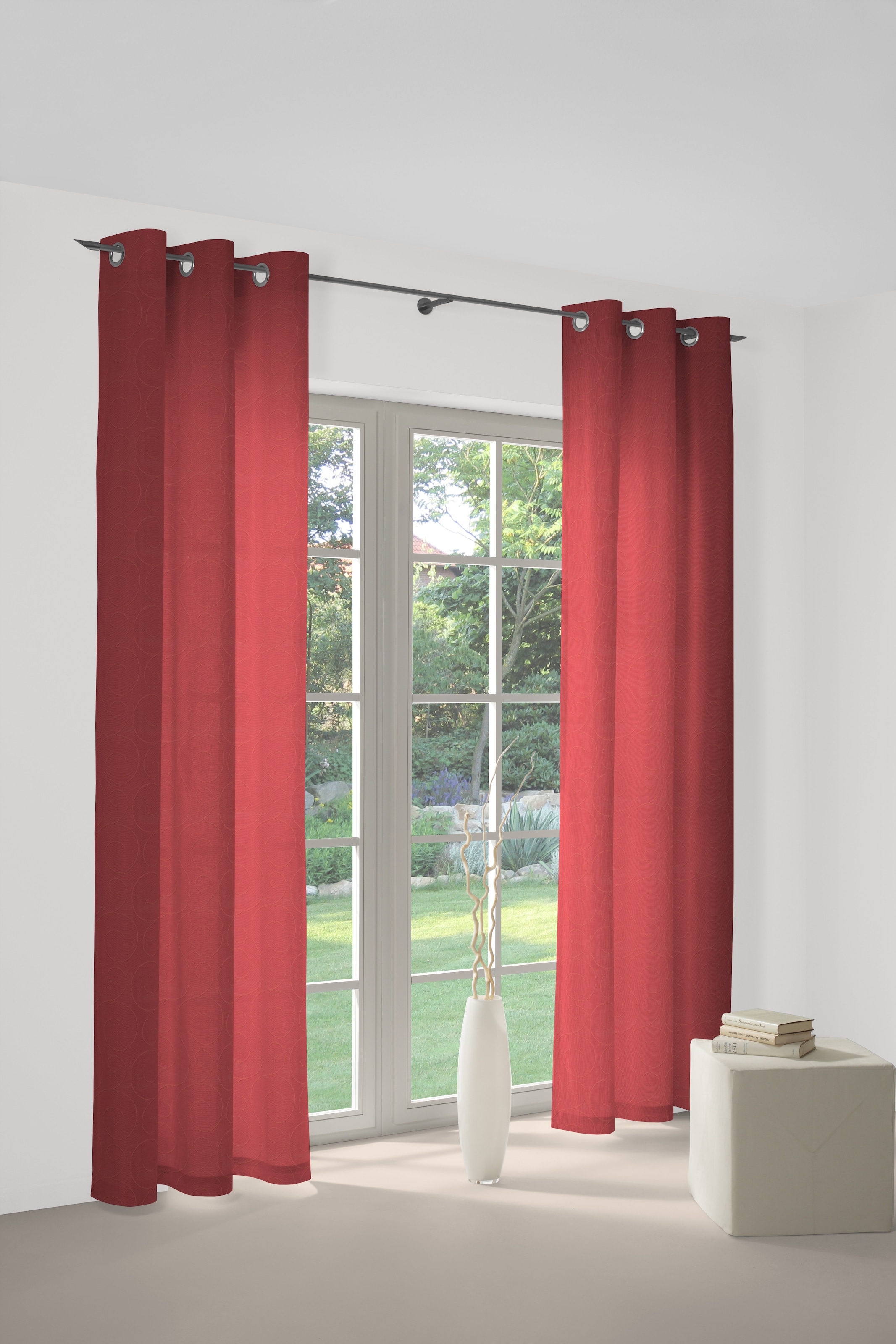Wirth Vorhang "NEUFAHRN" Ösen 1 Stk. tlg. günstig online kaufen