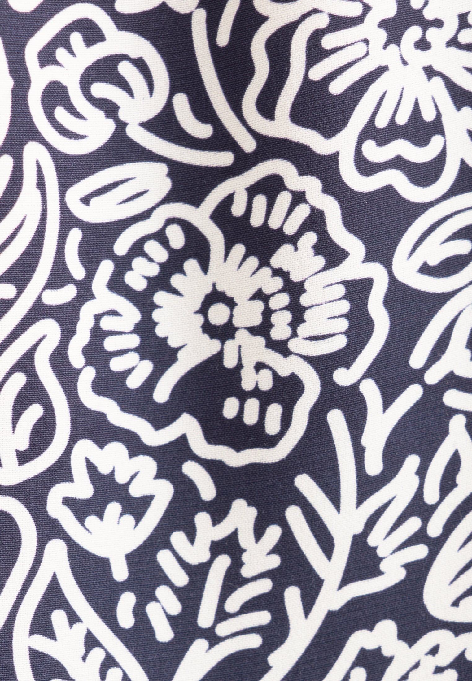 seidensticker Shirtbluse »Schwarze Rose«, Kurzarm Rundhals Floral