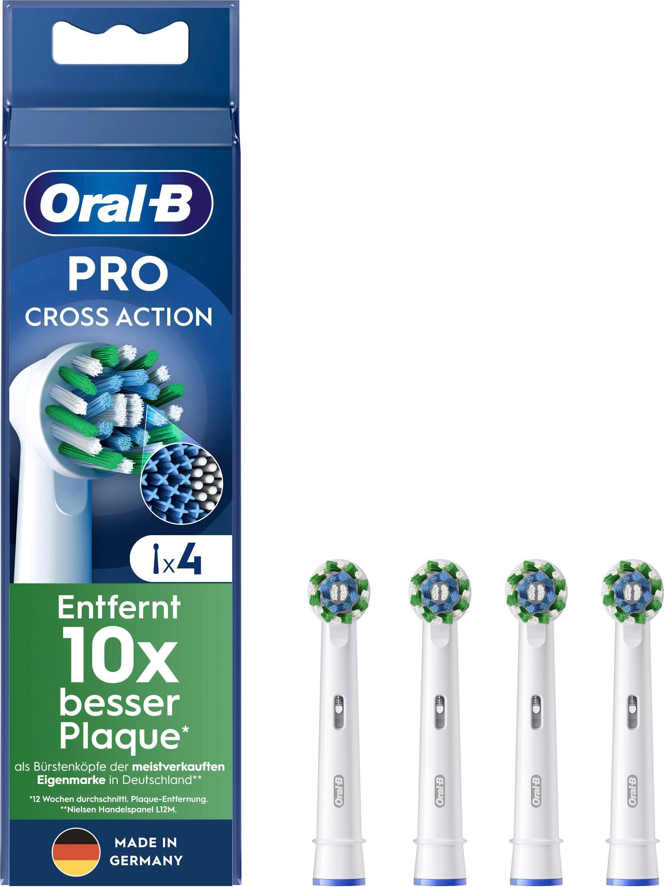 Oral-B Aufsteckbürsten »Pro CrossAction« X-fö...