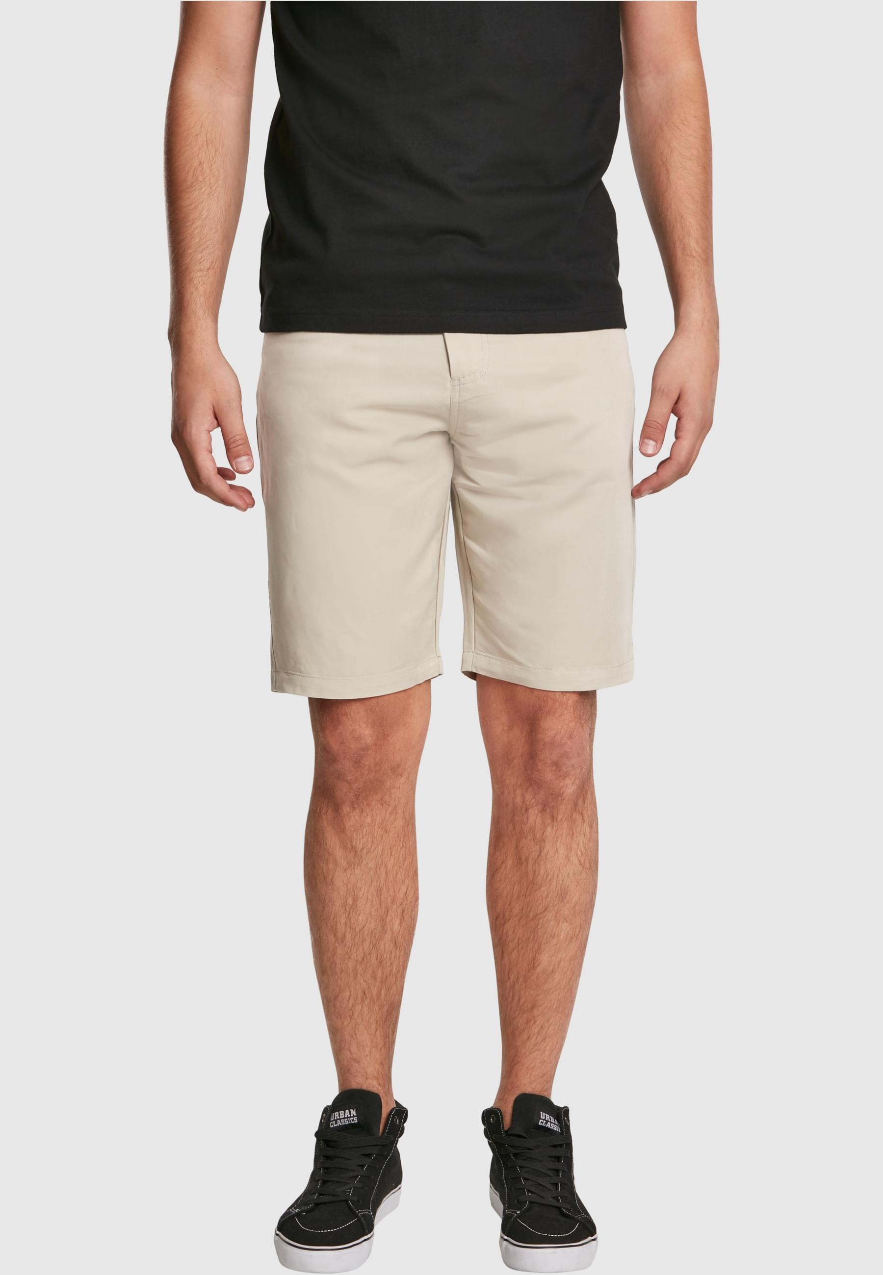 URBAN CLASSICS Stoffhose »Urban Classics Herren Viscose Twill Shorts«, (1 tlg.)