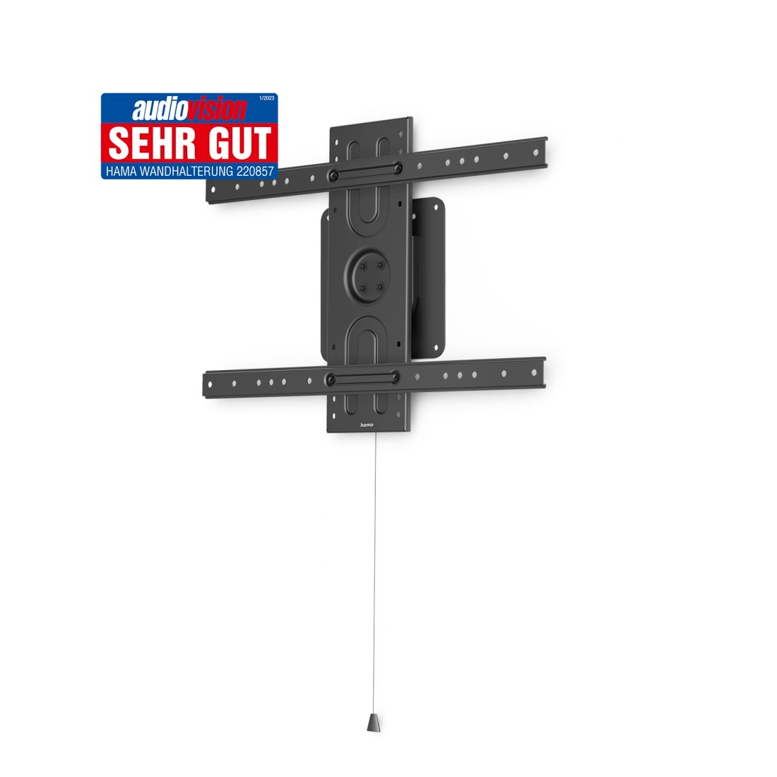 HAMA TV-Wandhalterung "drehbar, bis 50kg, 94 - 203 cm (37" - 80"),43",50",55",65",75"", schwarz, Gerätehalterungen