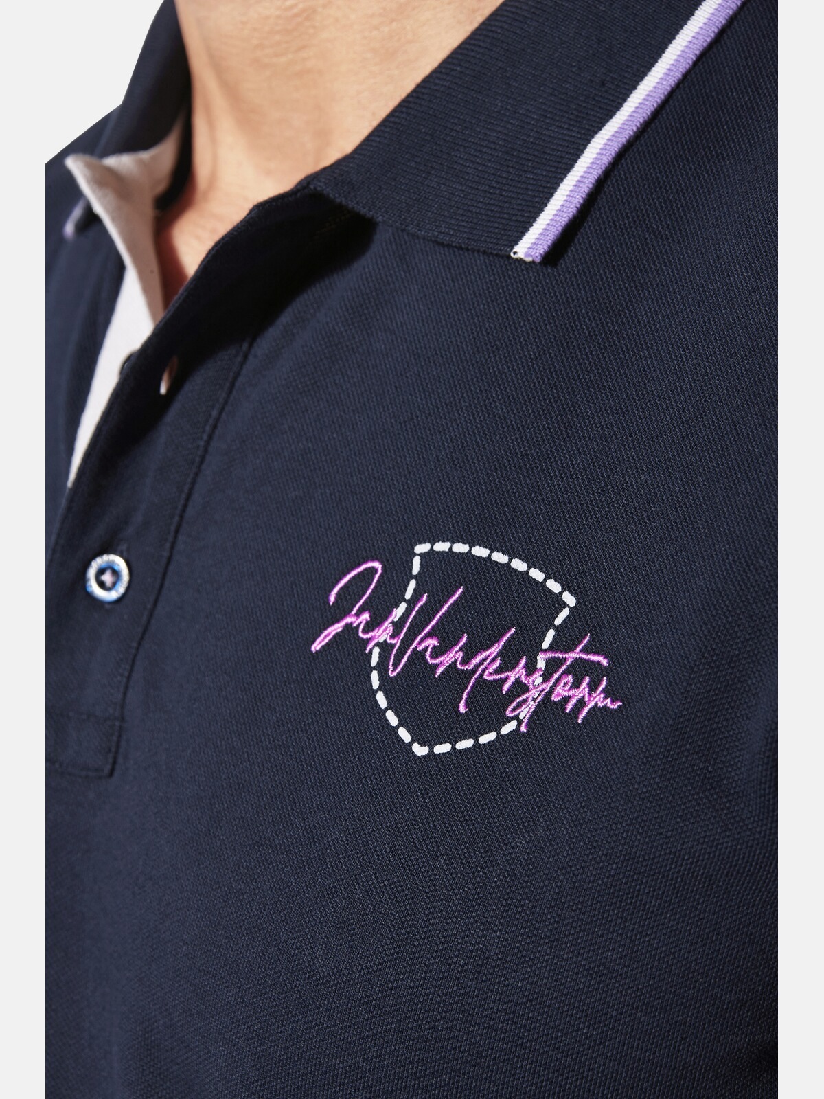 Jan Vanderstorm Poloshirt »Poloshirt PERDER«, (1 tlg.)