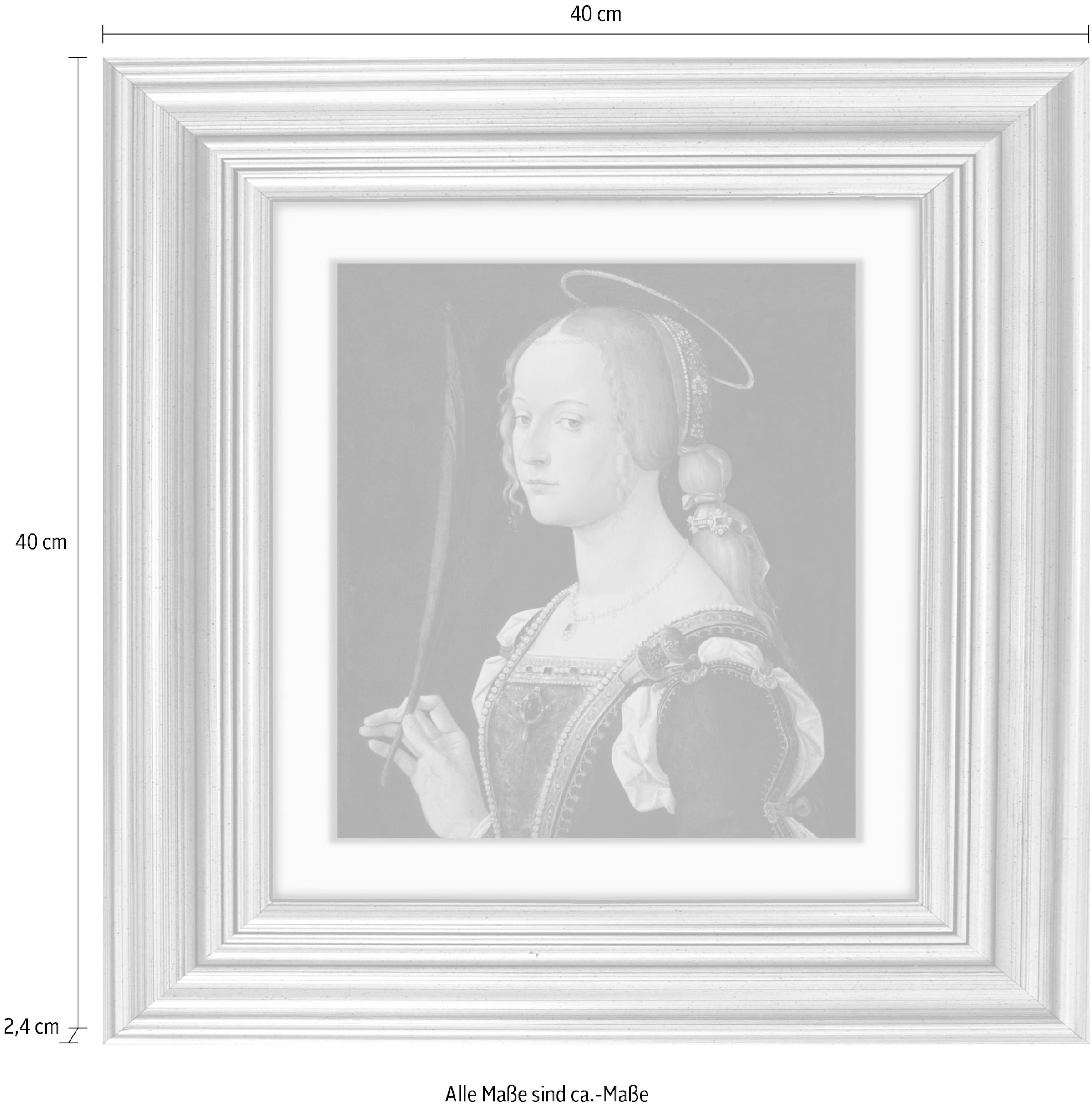 queence Acrylglasbild »Frau«, Kunst-Gemälde-Frau-Bilder von Frauen-Historische Persönlichkeiten, Fine Art-Print in Galeriequalität