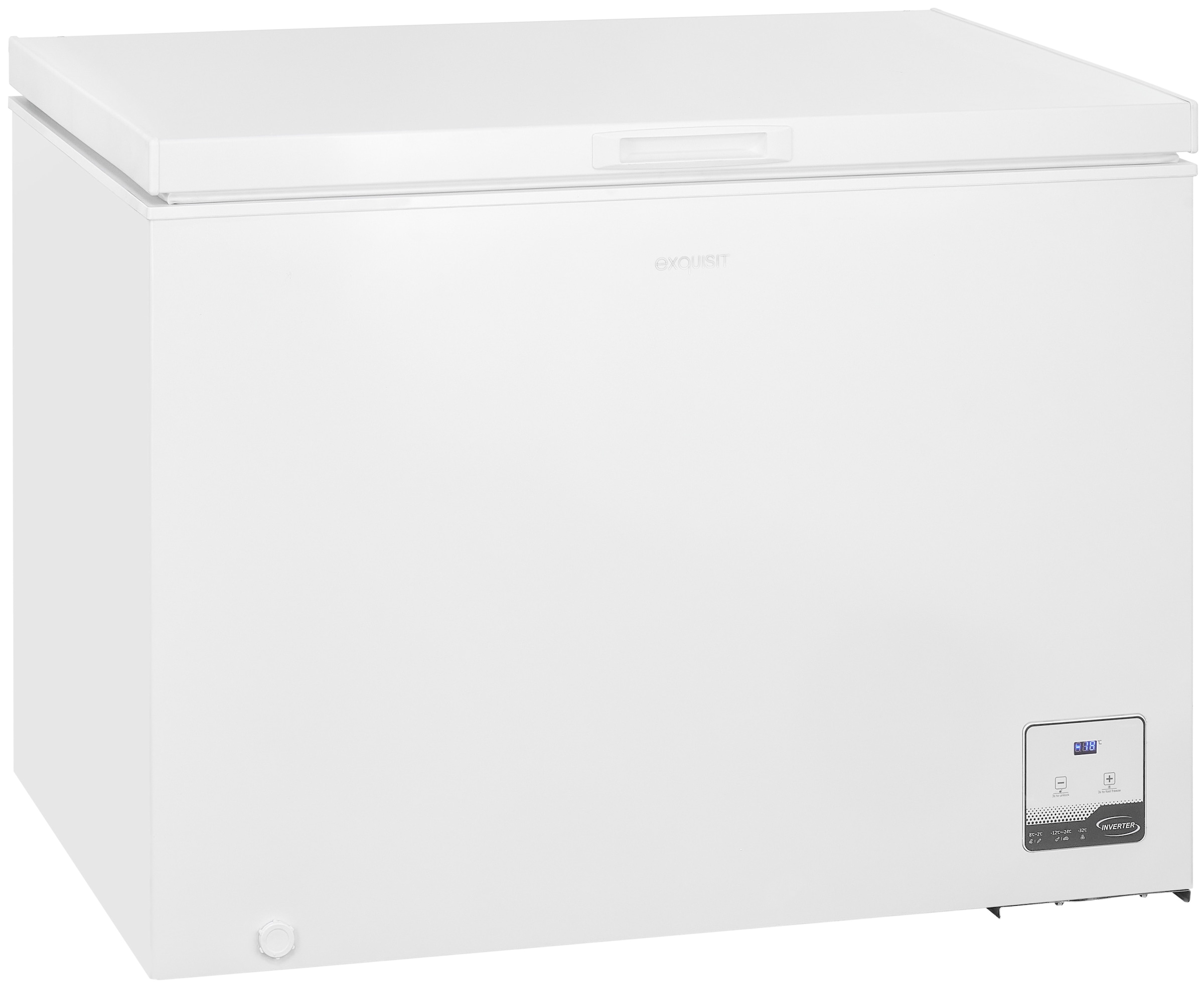 exquisit Gefriertruhe "GT300-050C weiss" 83,5 cm hoch 105,5 cm breit 2-in-1 günstig online kaufen