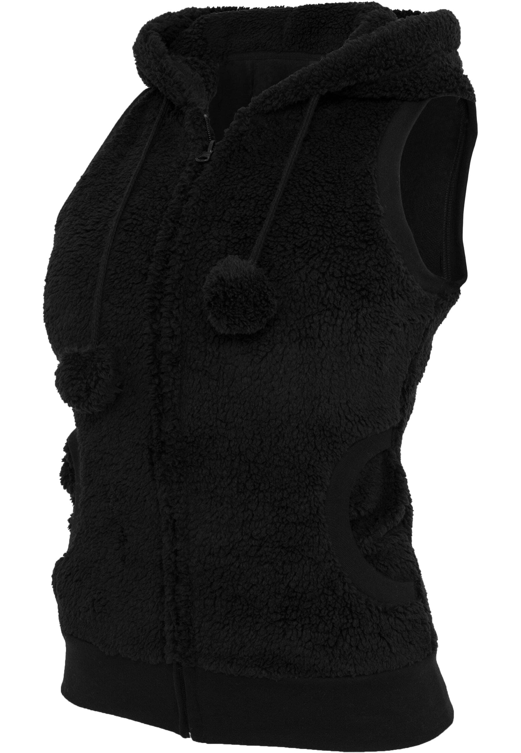 URBAN CLASSICS Jerseyweste »Urban Classics Damen Ladies Teddy Vest«, (1 tlg.)