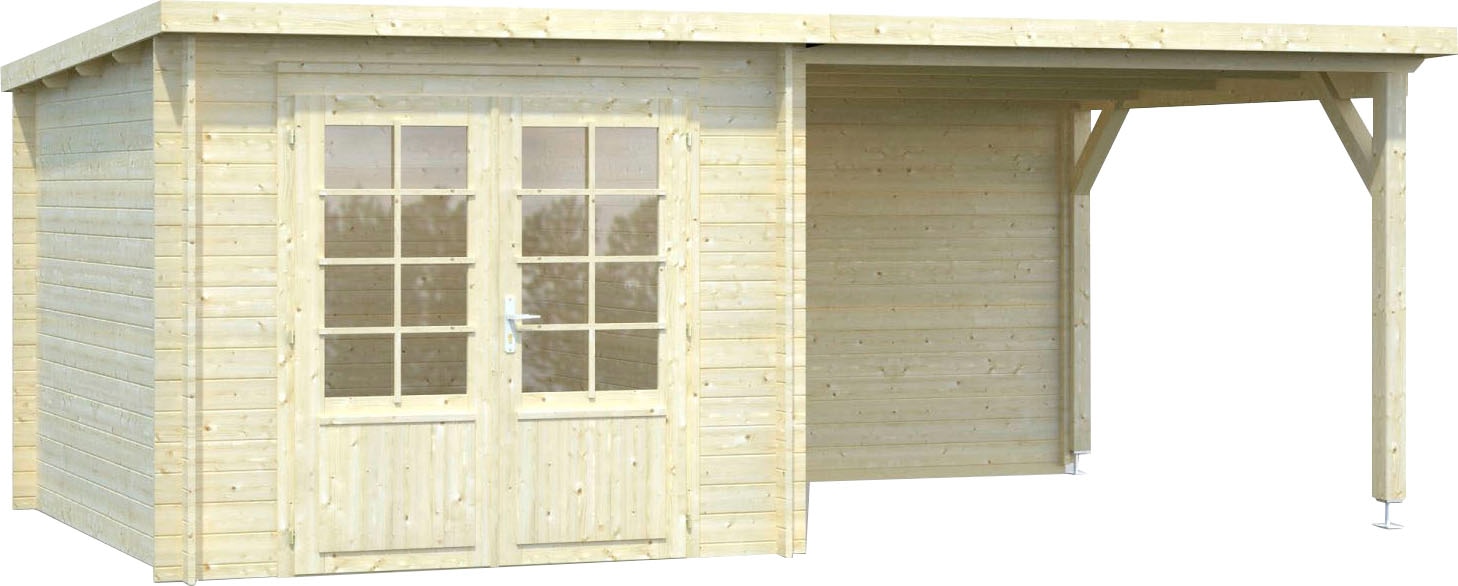 Palmako Gartenhaus "Ella", (Set), 6,9+8,2 m², mit Anbaudach günstig online kaufen