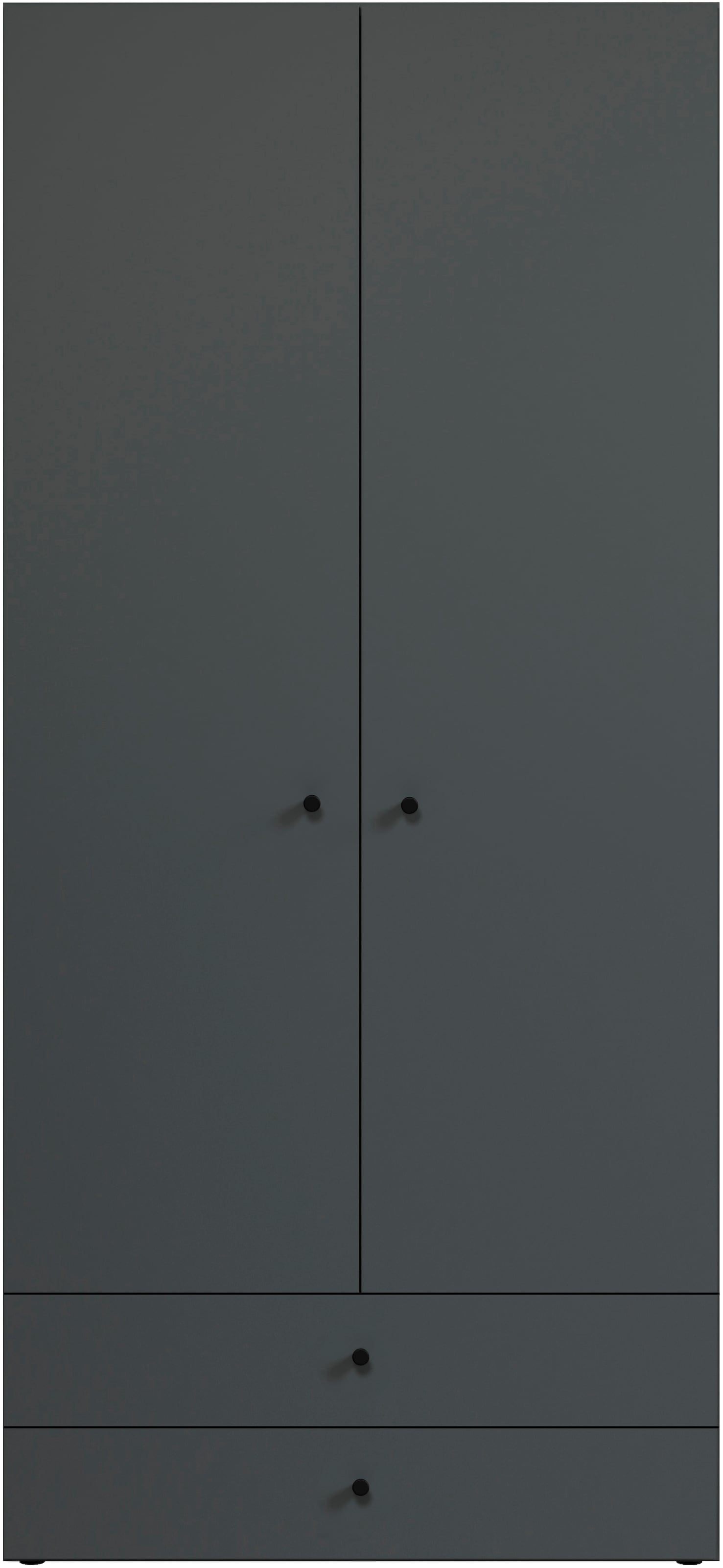 INOSIGN Kleiderschrank »Jersey Schlafzimmerschrank Garderobe Bestseller Schrank«, (1 St., Drehtürenschrank mit modernen Griffen Otto´s Choice), Drehtürenschrank mit 2 Schubladen - (B/T/H) 85/52/188 cm