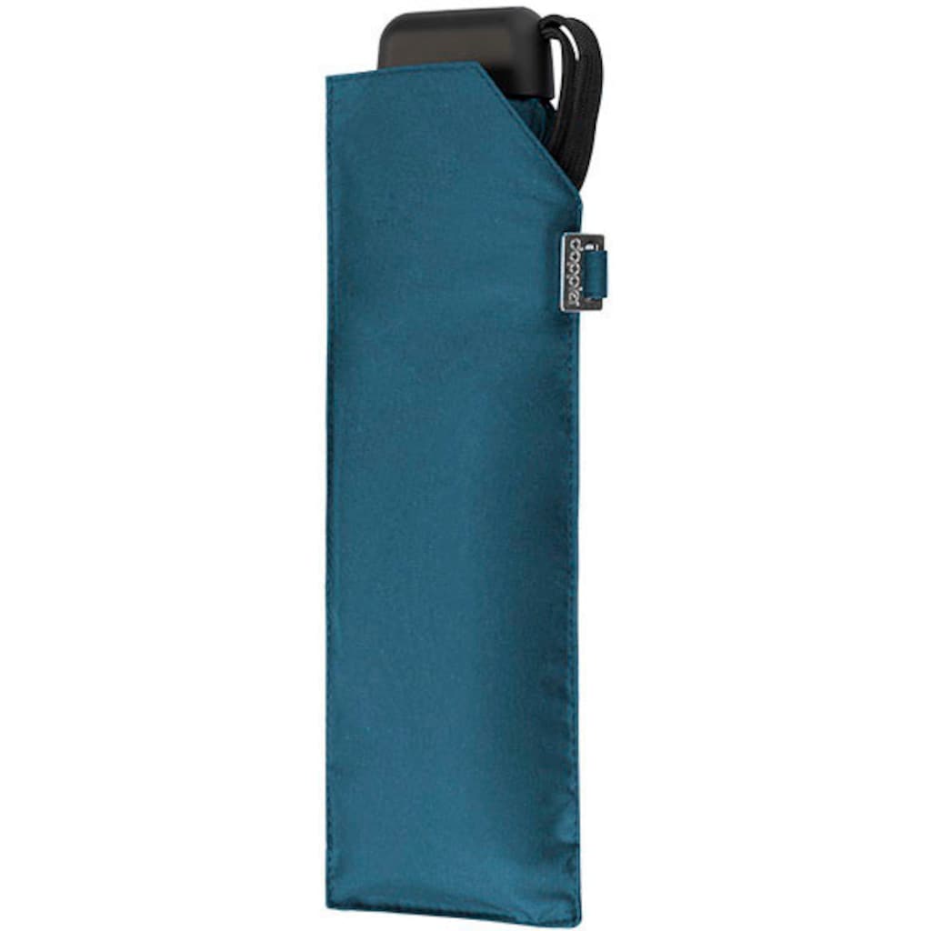 doppler® Taschenregenschirm »Carbonsteel Slim uni, ultra blue«