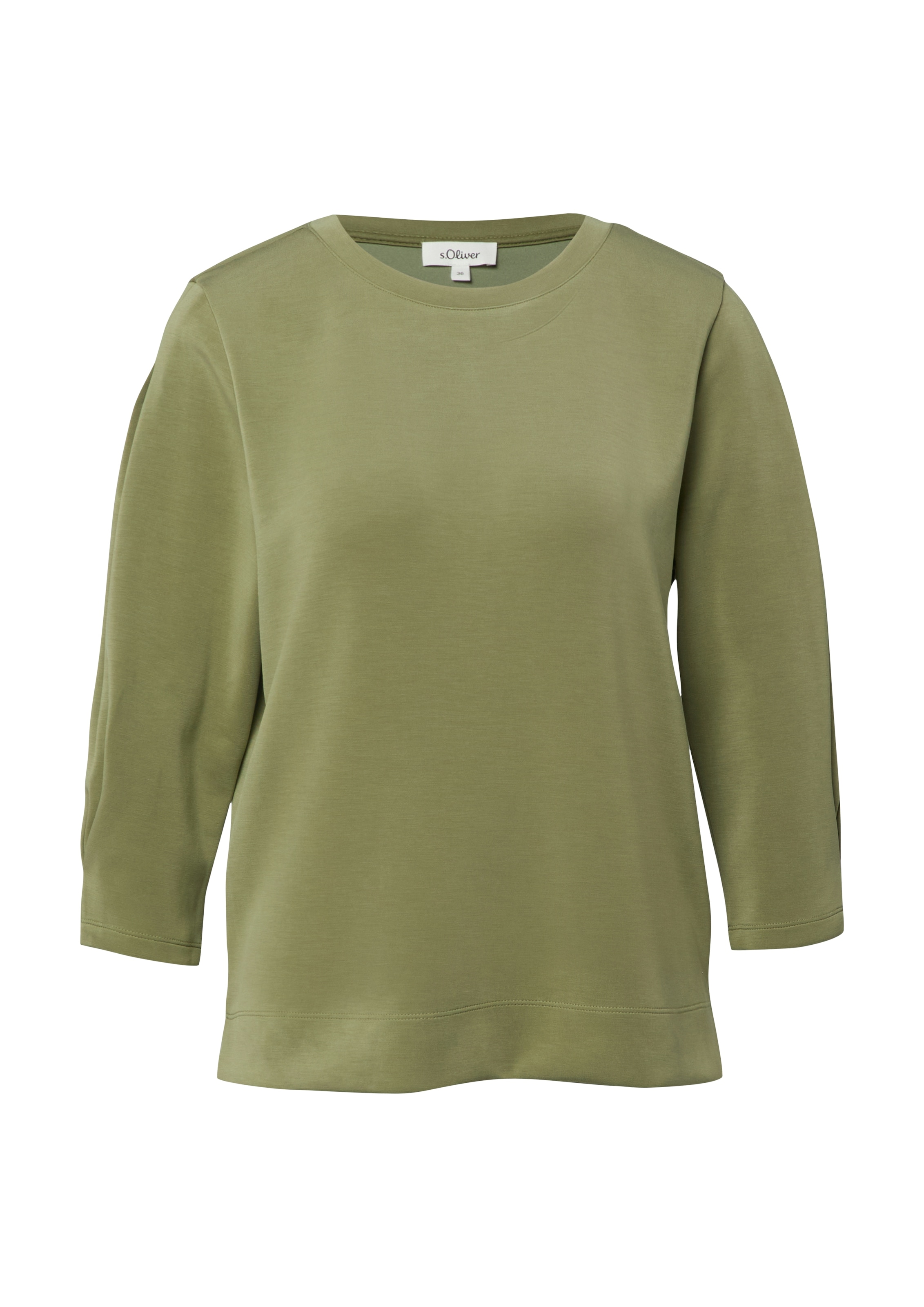 s.Oliver Sweatshirt , 3/3-Arm mit Stretch
