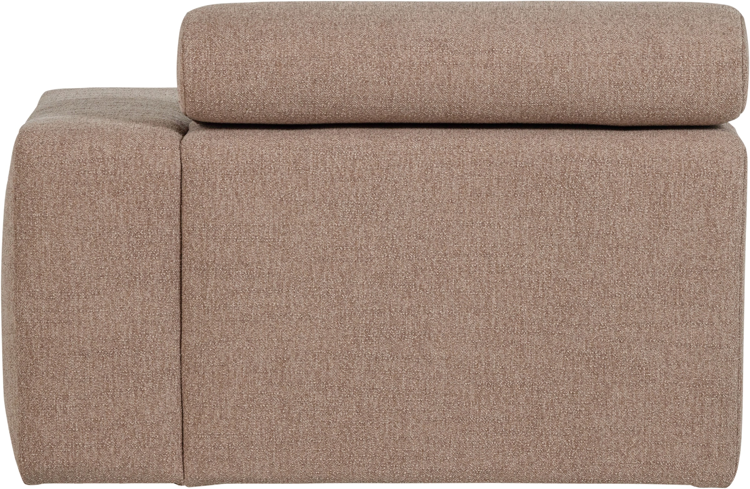 WOOOD Sofaelement »Novi Bezug mit verstellbarer Nackenstütze B 109 x T 173 x H 86 cm« Tragkraft 120 kg, Maximale Verschleißfestigkeit