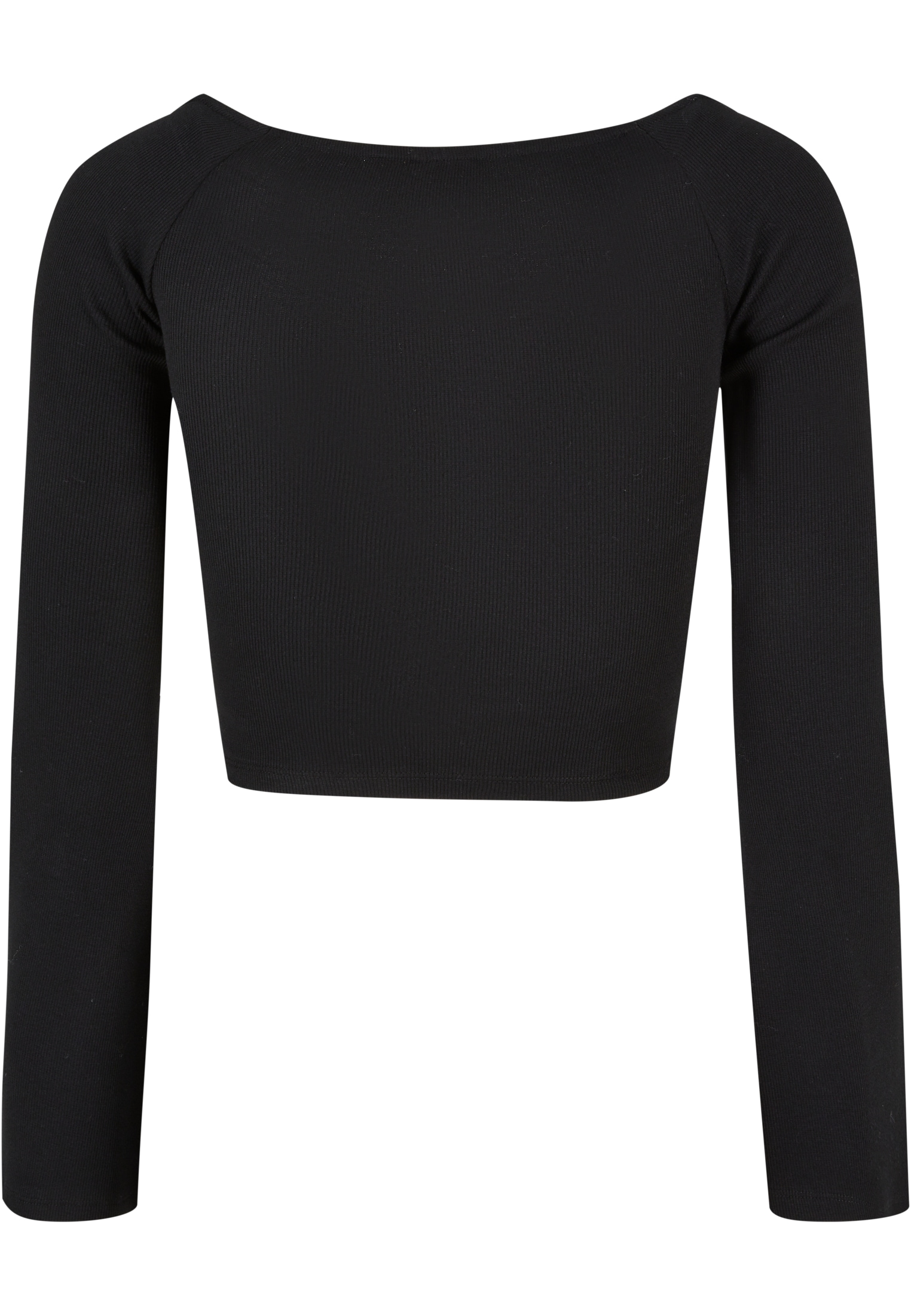 URBAN CLASSICS Langarmshirt »Damen Ladies Wide V-Neck Rib BAUR (1 Short Longsleeve«, für | kaufen tlg.)