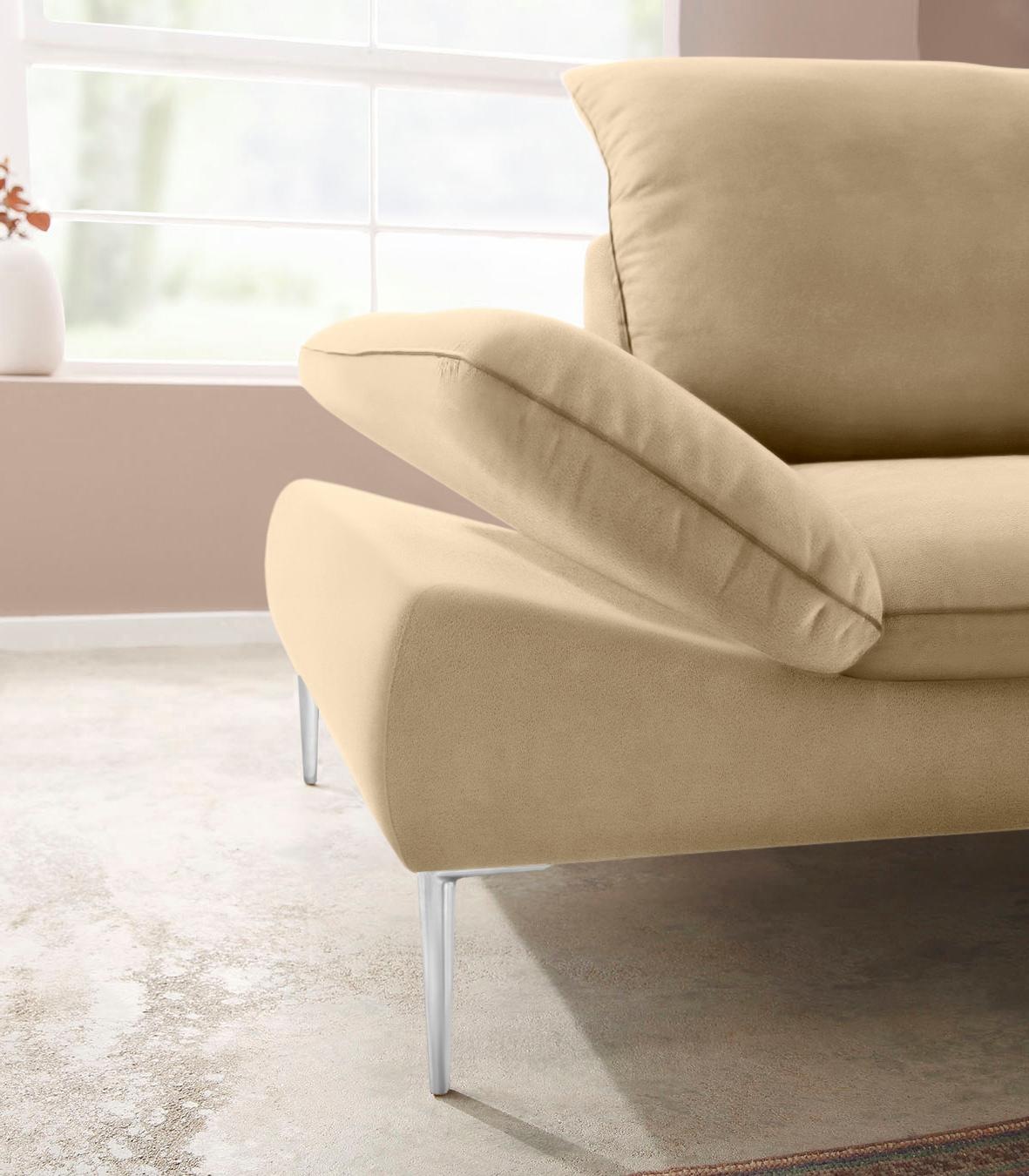 Thumbnail - W.SCHILLIG Ecksofa "enjoy&MORE, Designsofa, elegant und bequem, L-Form" mit Sitztiefenverstellung, Füße Chrom glänzend, ...