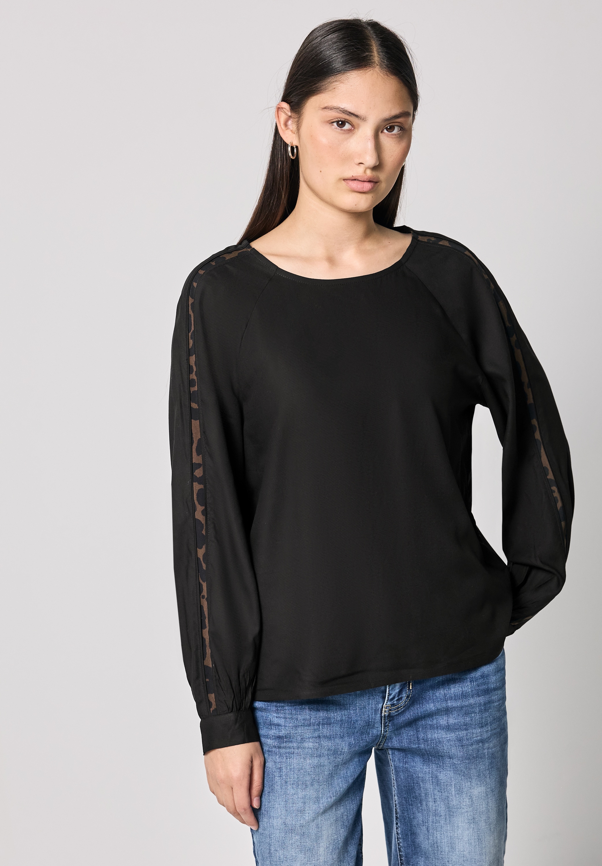 STREET ONE STUDIO Langarmbluse, aus softer Viskose günstig online kaufen