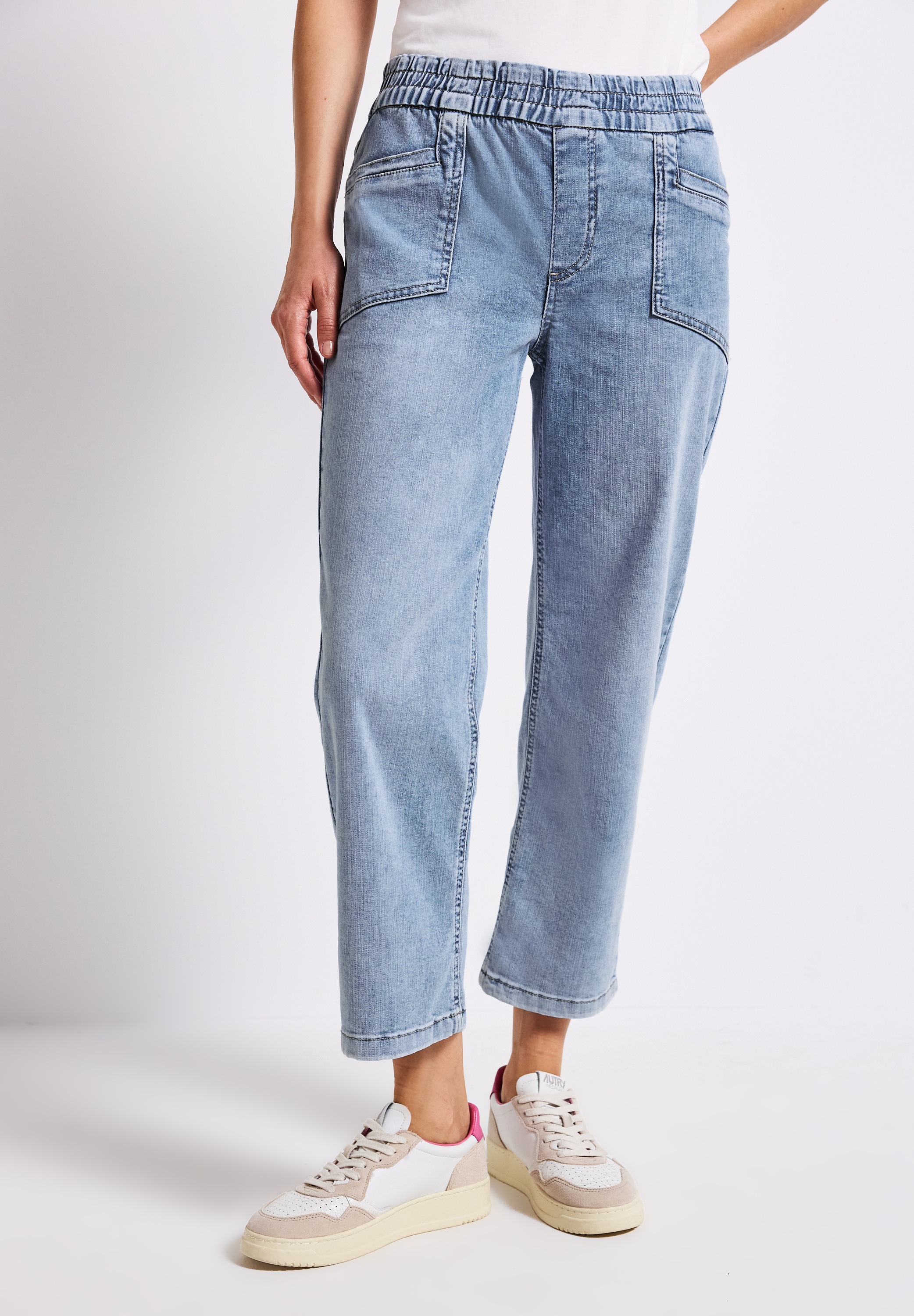 STREET ONE Straight-Jeans, Middle Waist