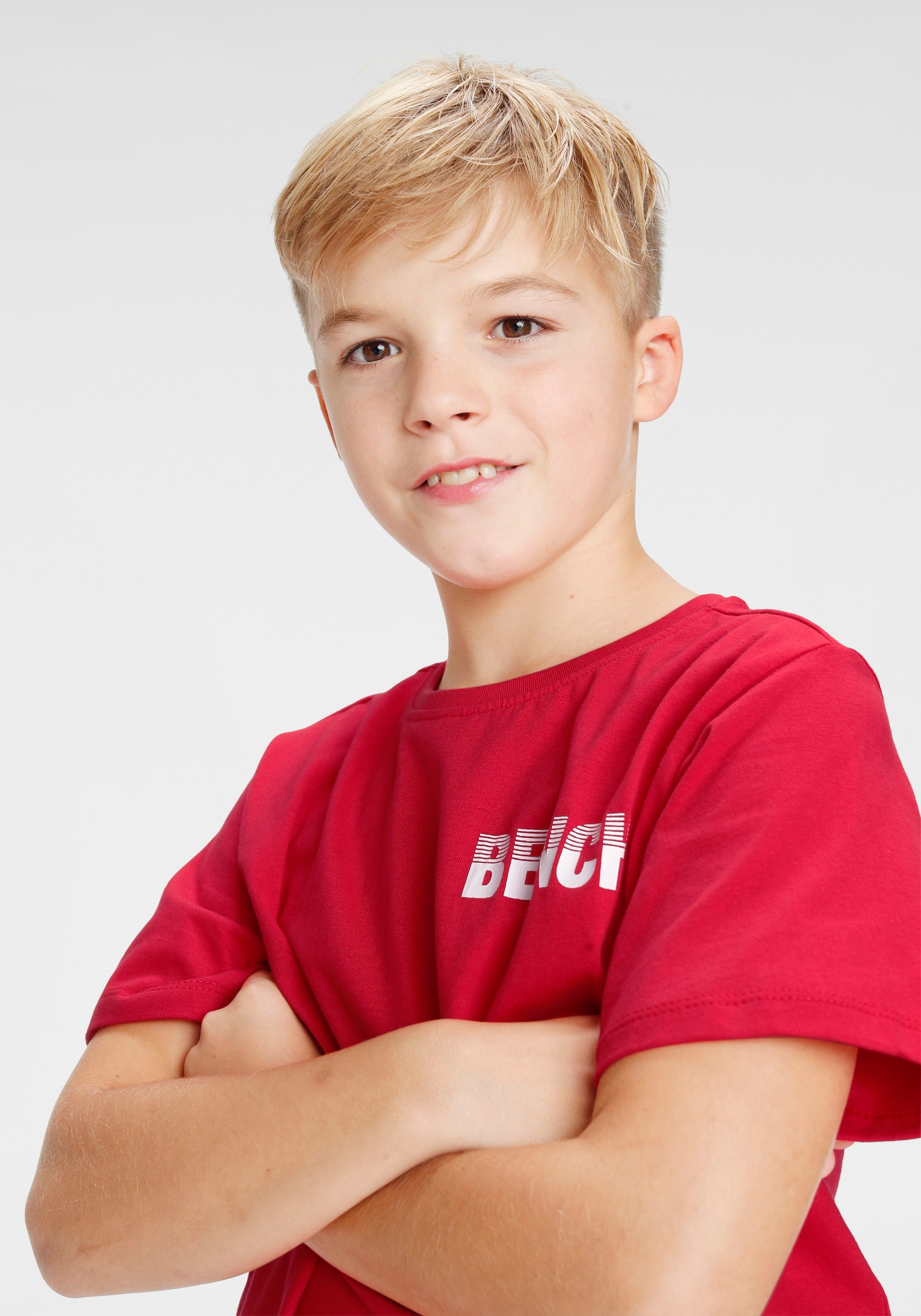 Bench. T-Shirt 2 | Jungen kaufen online BAUR (Packung, »Basic«, tlg.), für
