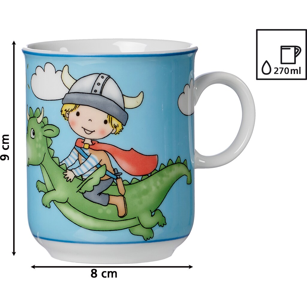 Ritzenhoff & Breker Kindergeschirr-Set »Drache«, (Set, 3 tlg.)