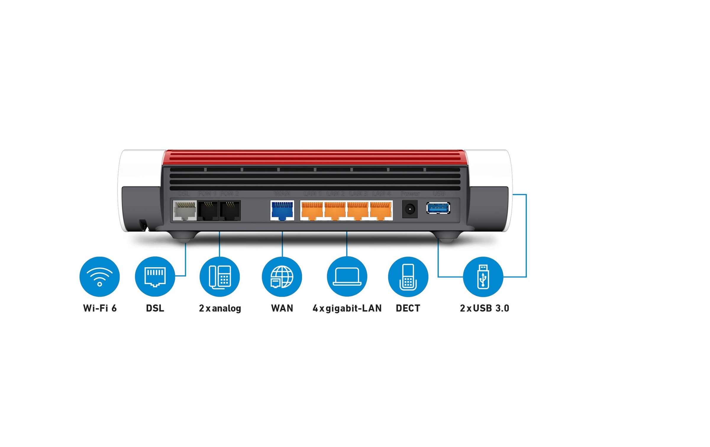   WLAN-Router »FRITZ! VDSL-Router FRITZ!Box 7590 AX AT/CH Version«