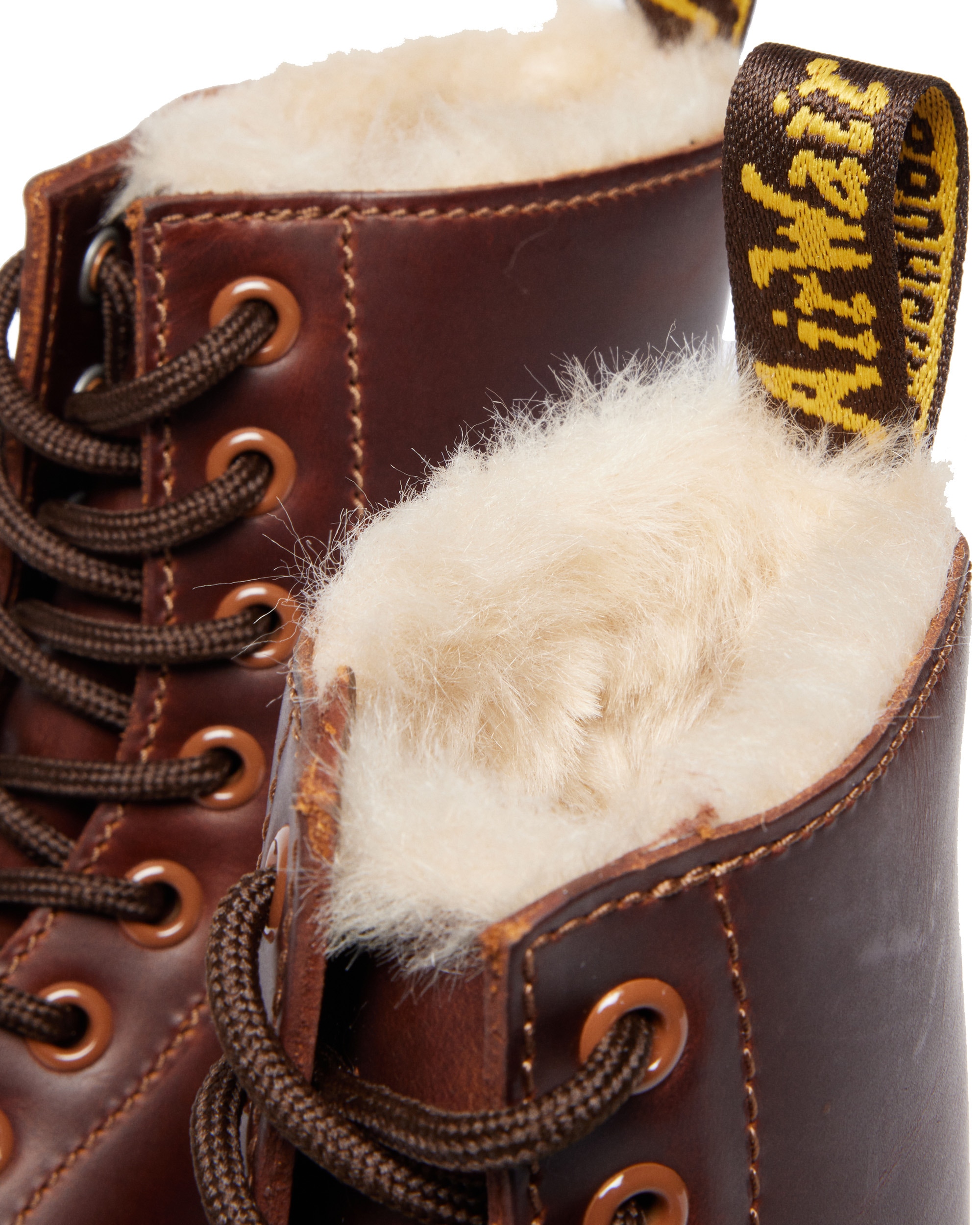 DR. MARTENS Schnürboots »1460 Serena«, Chunky Boots, Plateau Schuh, Boots mit Warmfutterausstattung