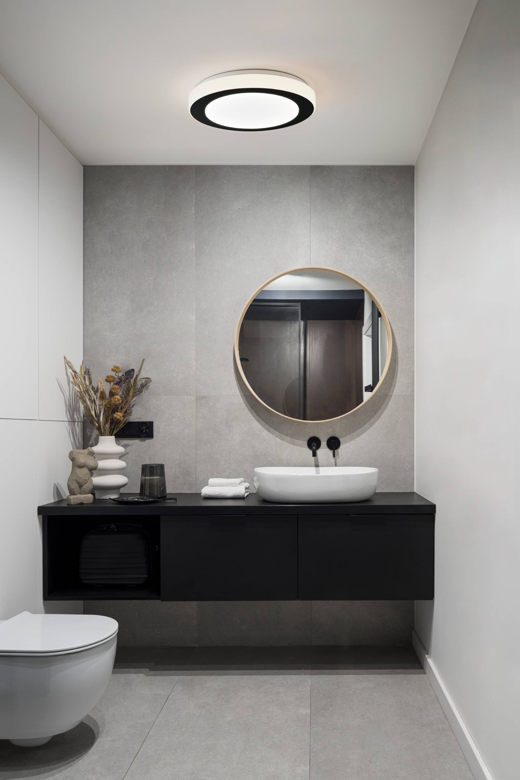 EGLO Deckenleuchte »LED Carpi Deckenlampe, Deckenstrahler, Stahl und Kunststoff, IP44« LED-Modul 1 Stk. Warmweiß