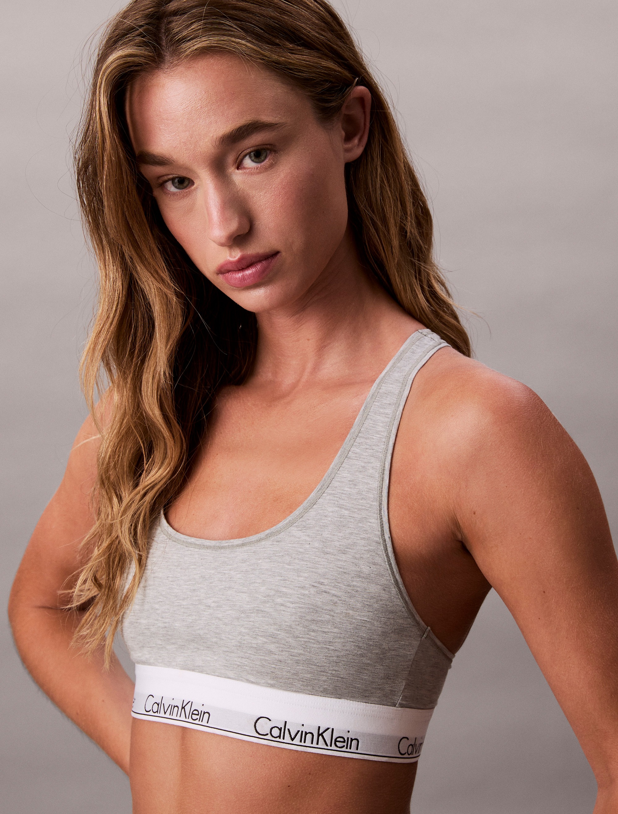 Calvin Klein Underwear Bralette »UNLINED BRALETTE«, Mit elastischem Saum