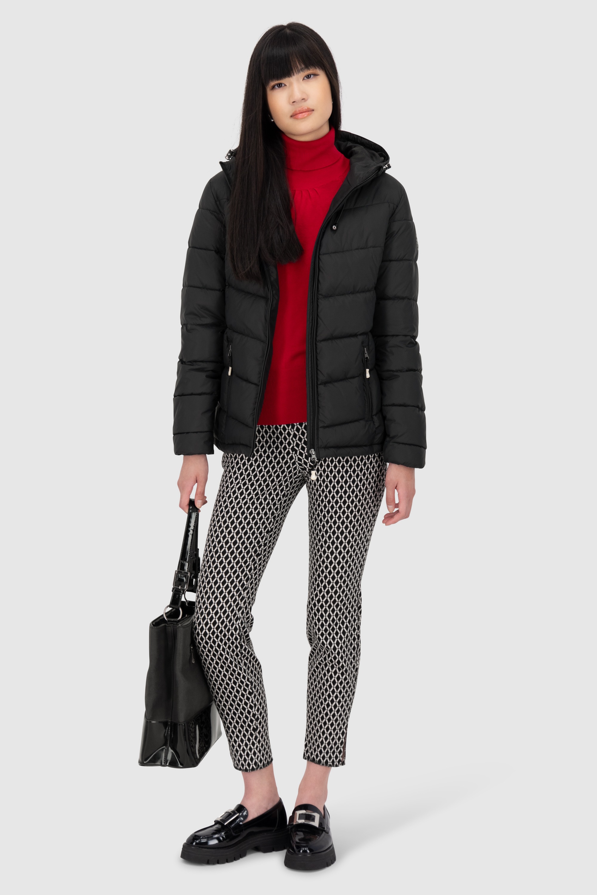 Alife & Kickin Winterjacke »Damen LirazAK A«, Ultraleichte taillierte Steppjacke mit Kapuze