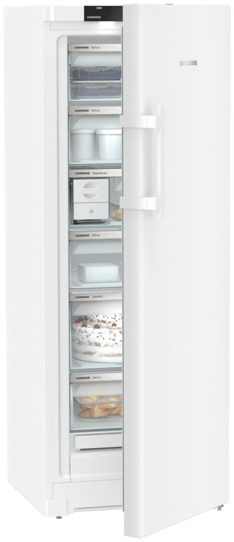 LIEBHERR Gefrierschrank "FNc 507i_995044651", B:59,7cm H:165,5cm T:67,5cm, silber, Gefrierschränke