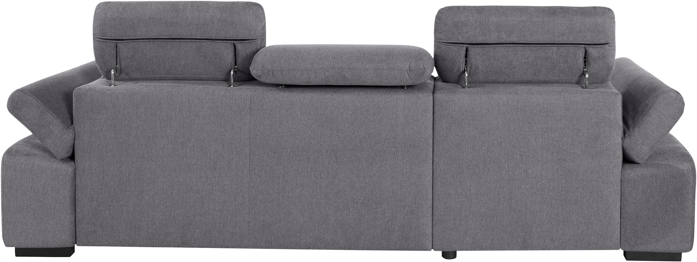 COTTA Ecksofa »Lola L-Form mit Kopfteilfunktion & Hocker«, (Set, mit Hocker), wahlweise mit Bettfunktion, Bettkasten & Armteilverstellung