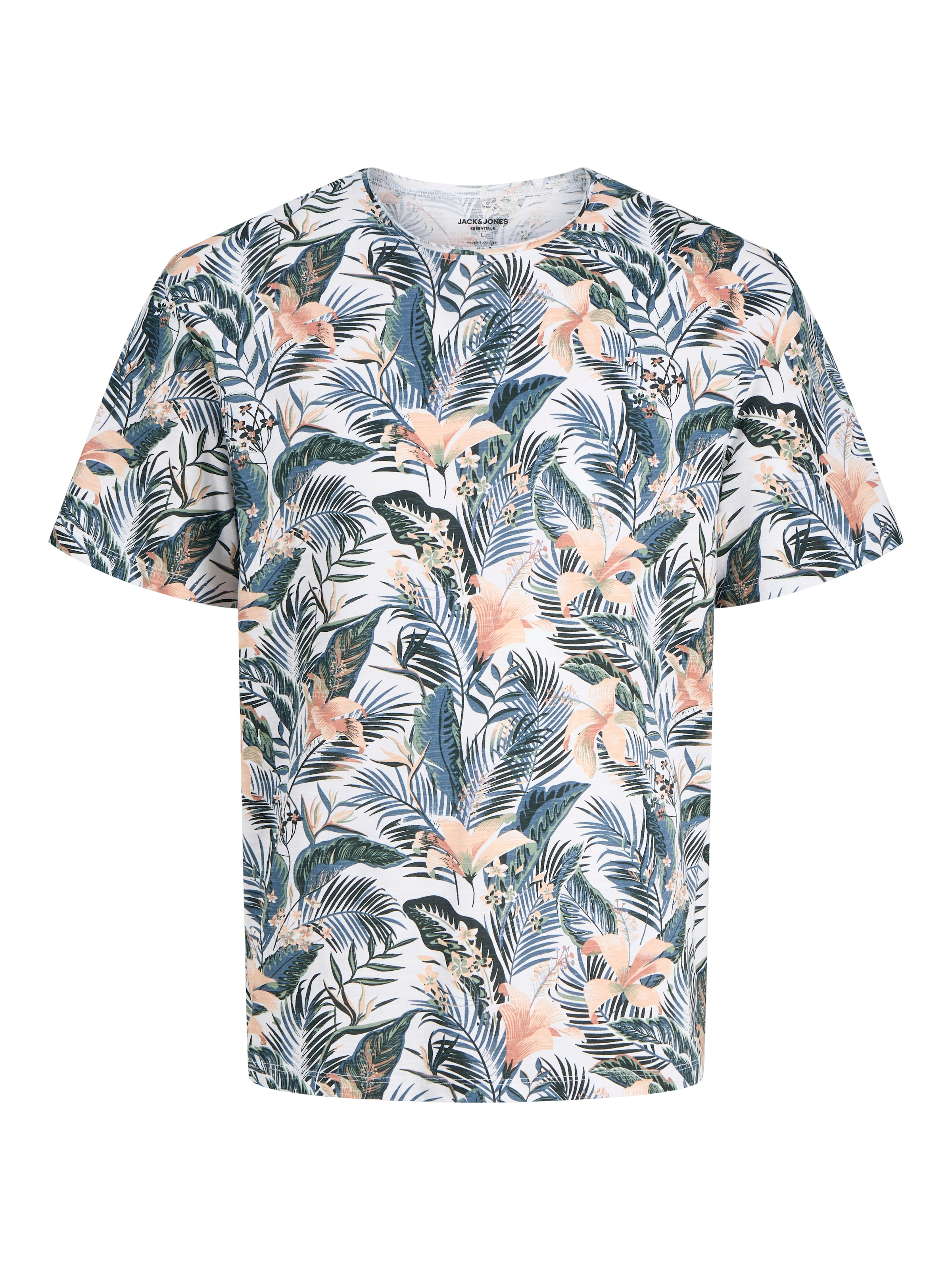 Jack & Jones Rundhalsshirt »JJEBRYAN AOP TEE S/S O-NECK NOOS«, mit All-Over Print