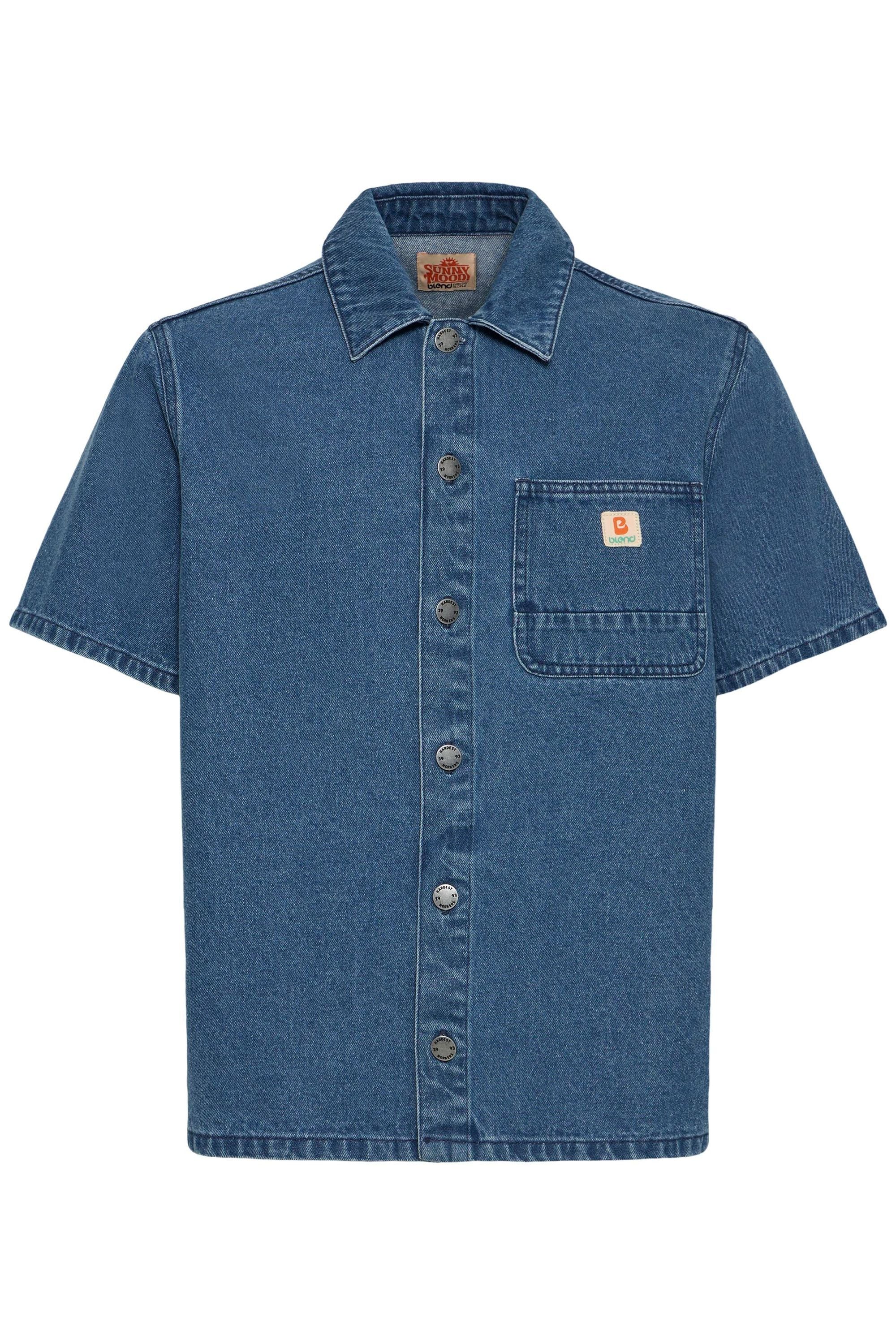 Blend Jeanshemd "Jeanshemd BHIgs Overshirt Workwear"