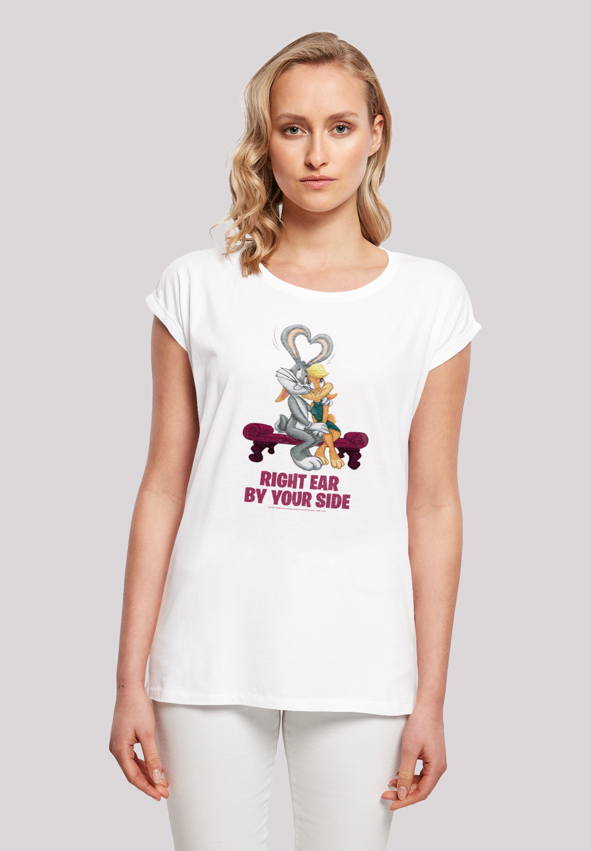 T-Shirt »Looney Tunes Bugs And Lola Valentine's Cuddle«, Print