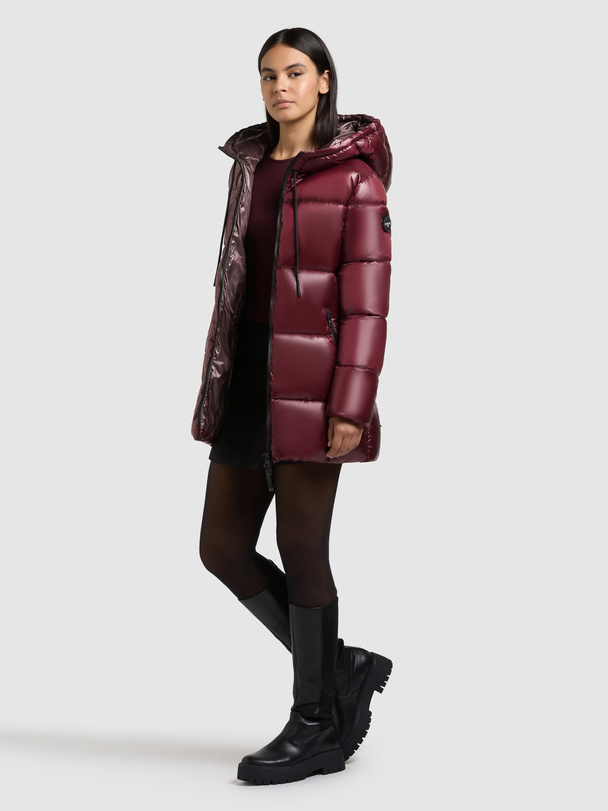 khujo Steppjacke »DASHA«, mit Kapuze