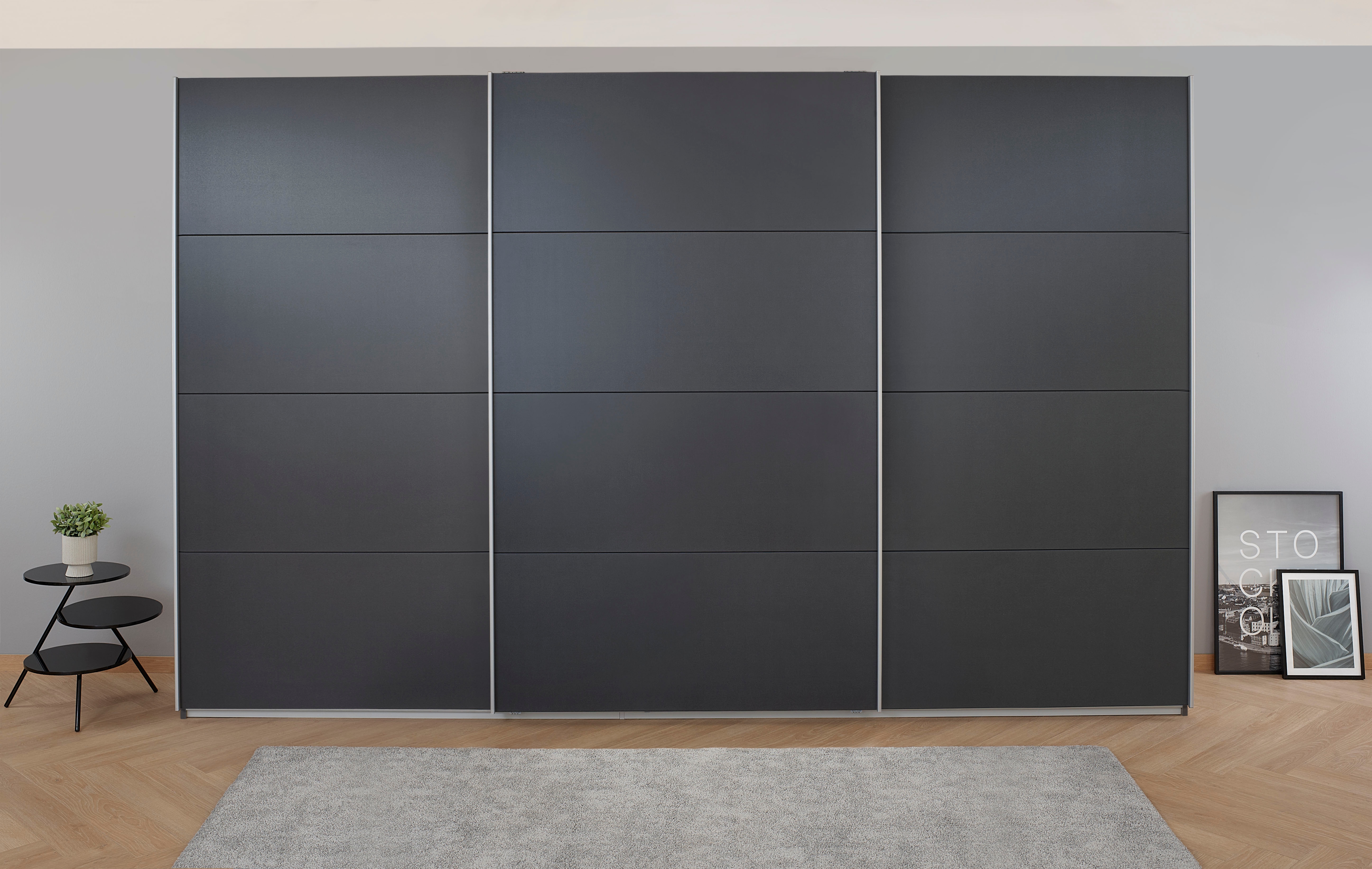 OTTO home Kleiderschrank "Mehrzweckschrank Aktenschrank Möbel Mietswohnung Schlafzimmer KOLUNA" 3 Ausstattungen BASIC/CLASSIC/PREMIUM (inkl. SOFT-CLOSE-FUNKTION), Breiten 203/271/315/360 cm Höhen 210/229 Dekor-Front MADE IN GERMANY