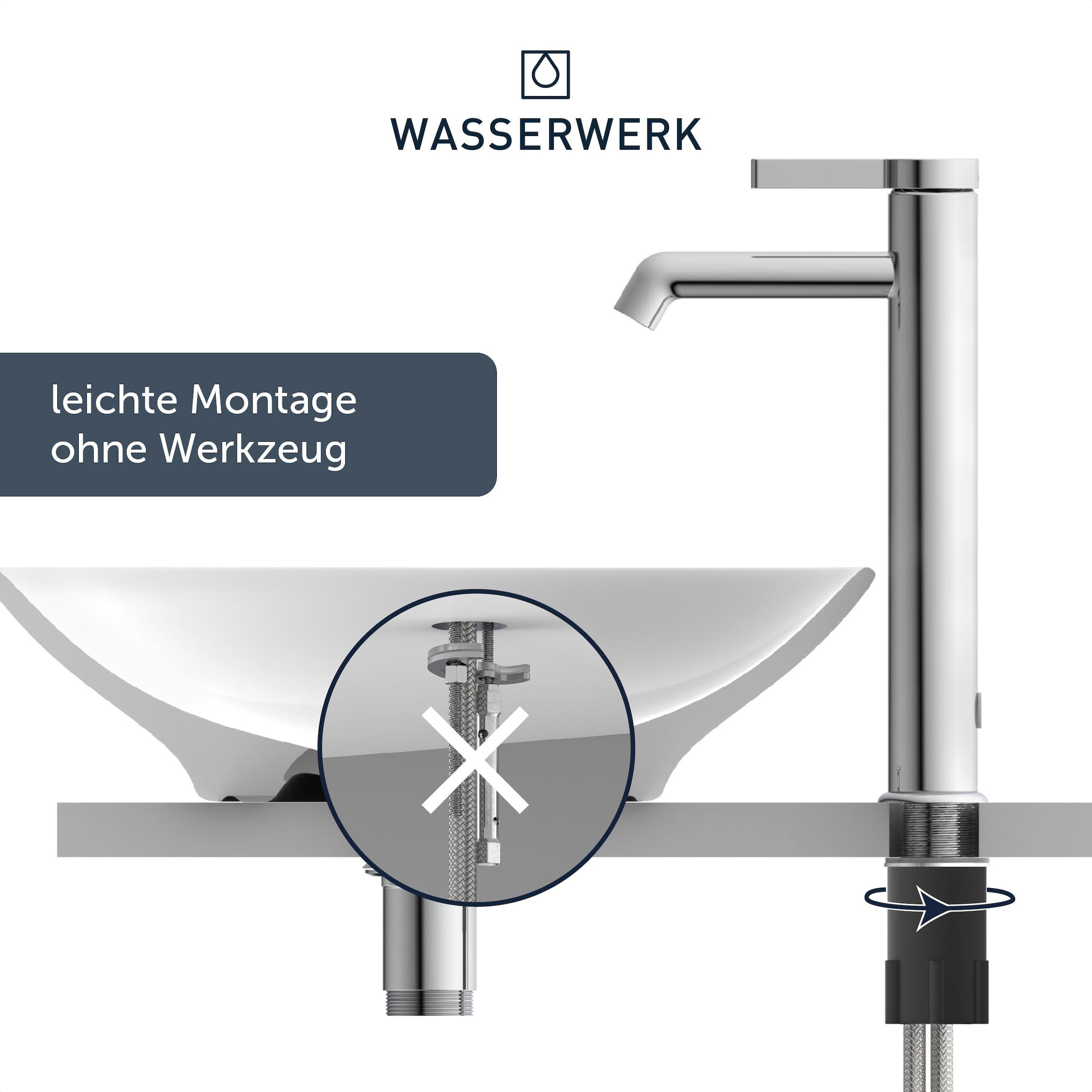 WASSERWERK Waschtischarmatur »WT 11«, inkl. Popup, wassersparend