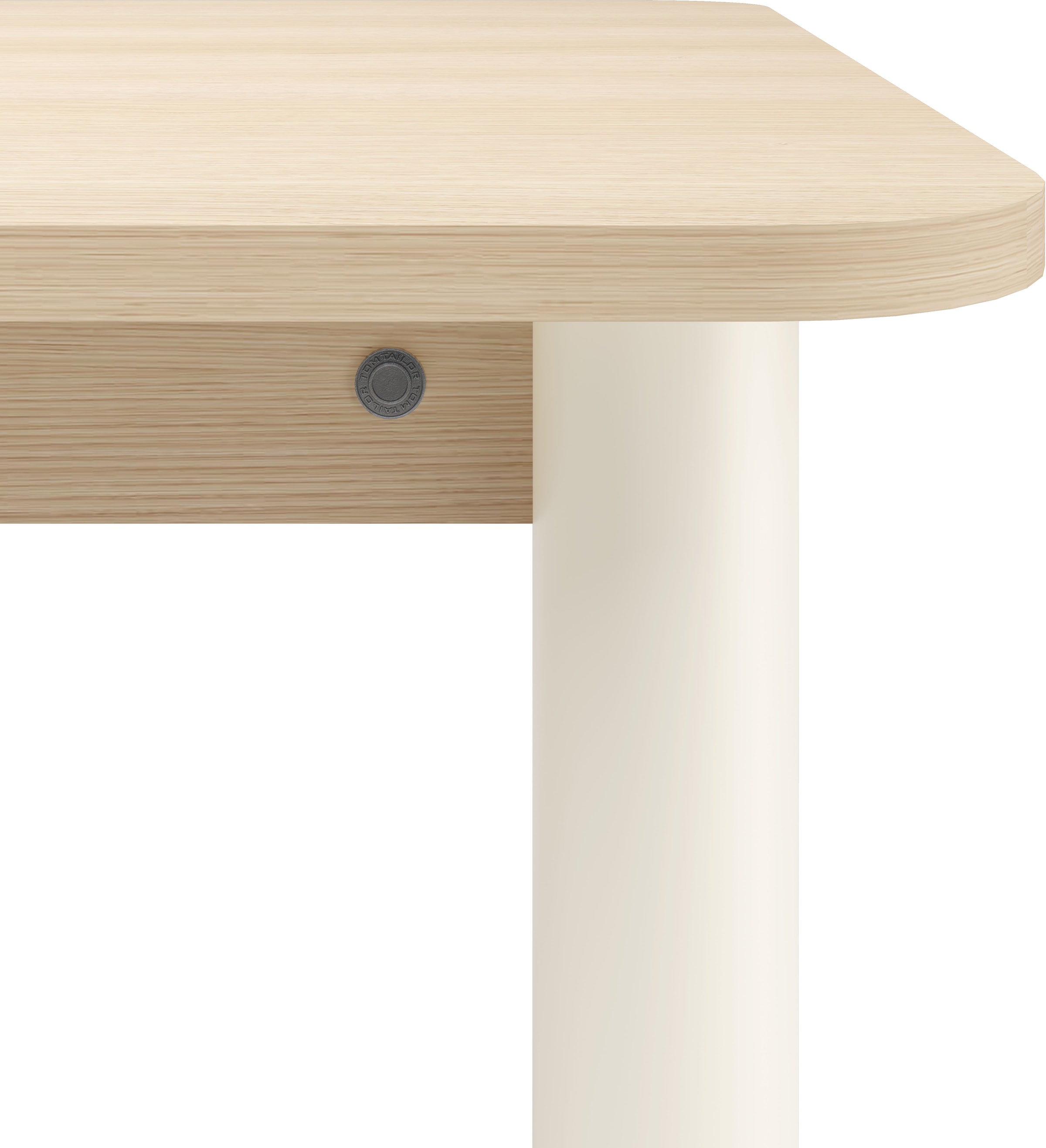 TOM TAILOR HOME Esstisch »COLOR TABLE«, (1 St.), Esstisch, 4-Fuß, 3 Größen, 3 Dekorfarben, 4 Fußfarben, ABS-Kante