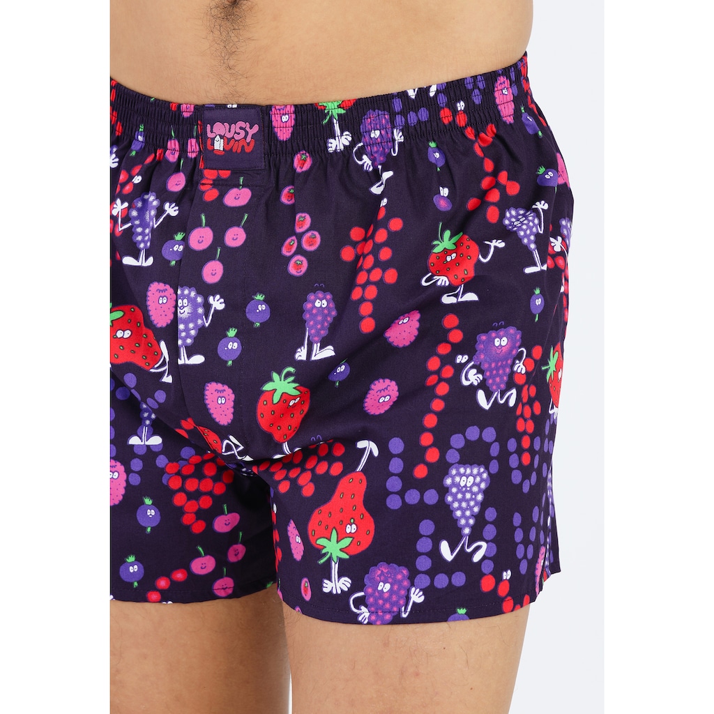 Lousy Livin Boxershorts »Cherry & Berry«, im 2er-Pack mit buntem Design