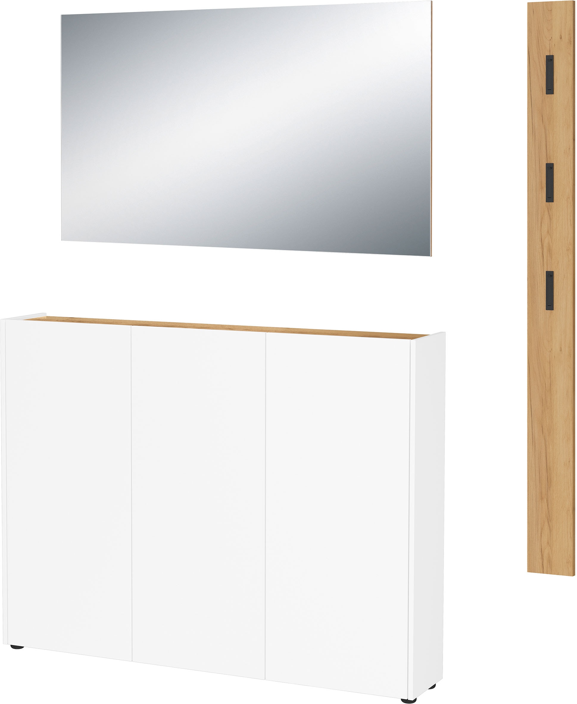 GERMANIA Garderoben-Set "GW-Libbiano", (3 St.), 3 tlg. Set mit Spiegel und günstig online kaufen
