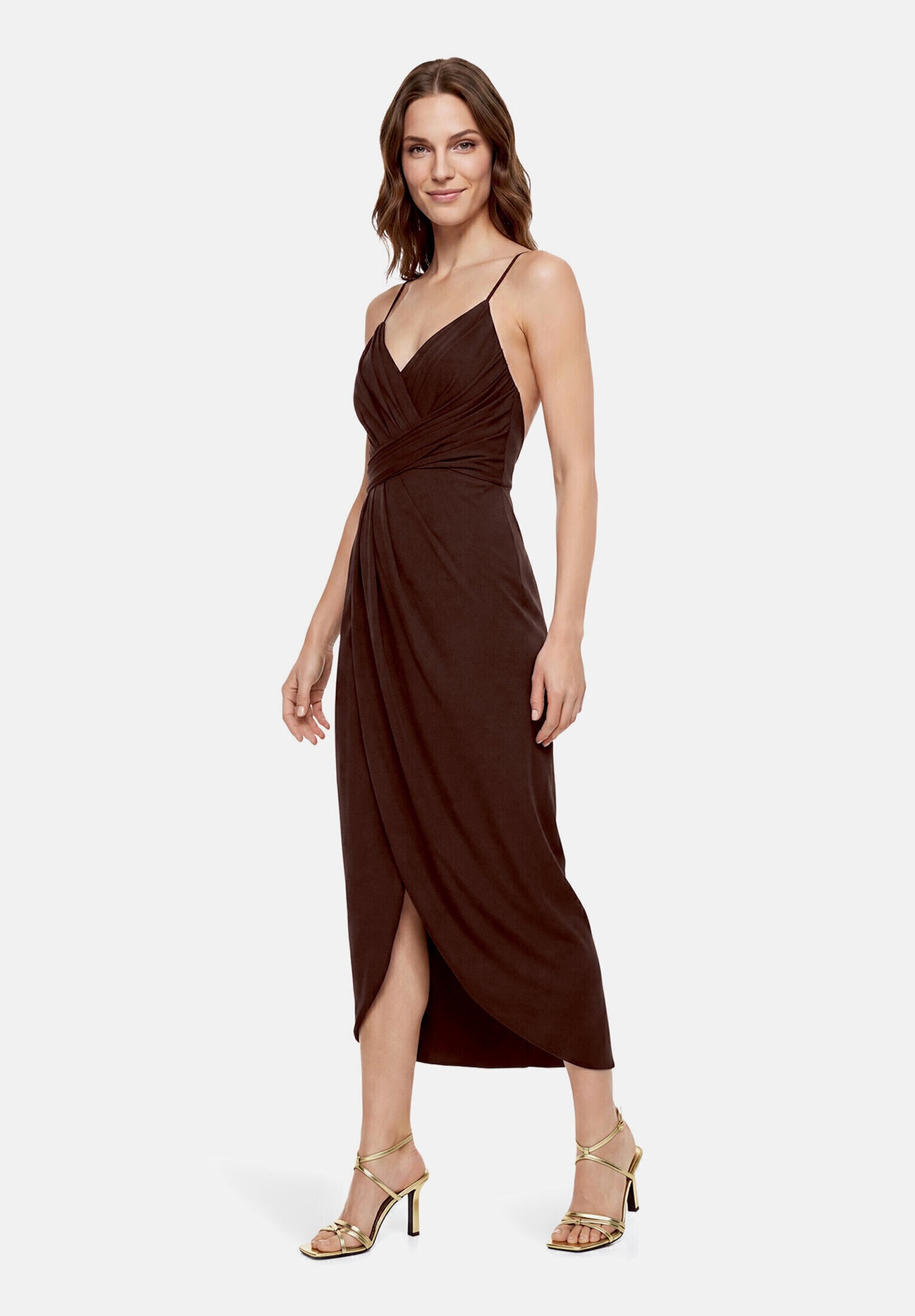 Vera Mont Abendkleid "Damen mit Raffung" Ohne Tasche Material