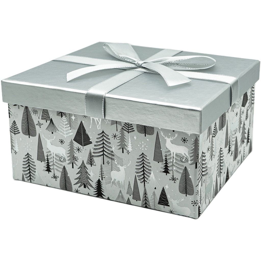 NOOR LIVING Geschenkbox »Weihnachtsdeko«, (Set, 4 St.)