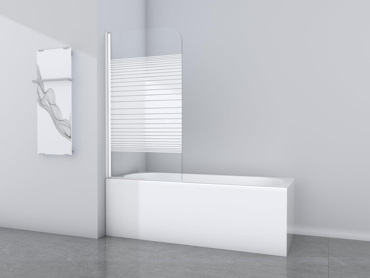 Marwell Badewannenfaltwand »Pulse 1« mit Aluminiumprofil