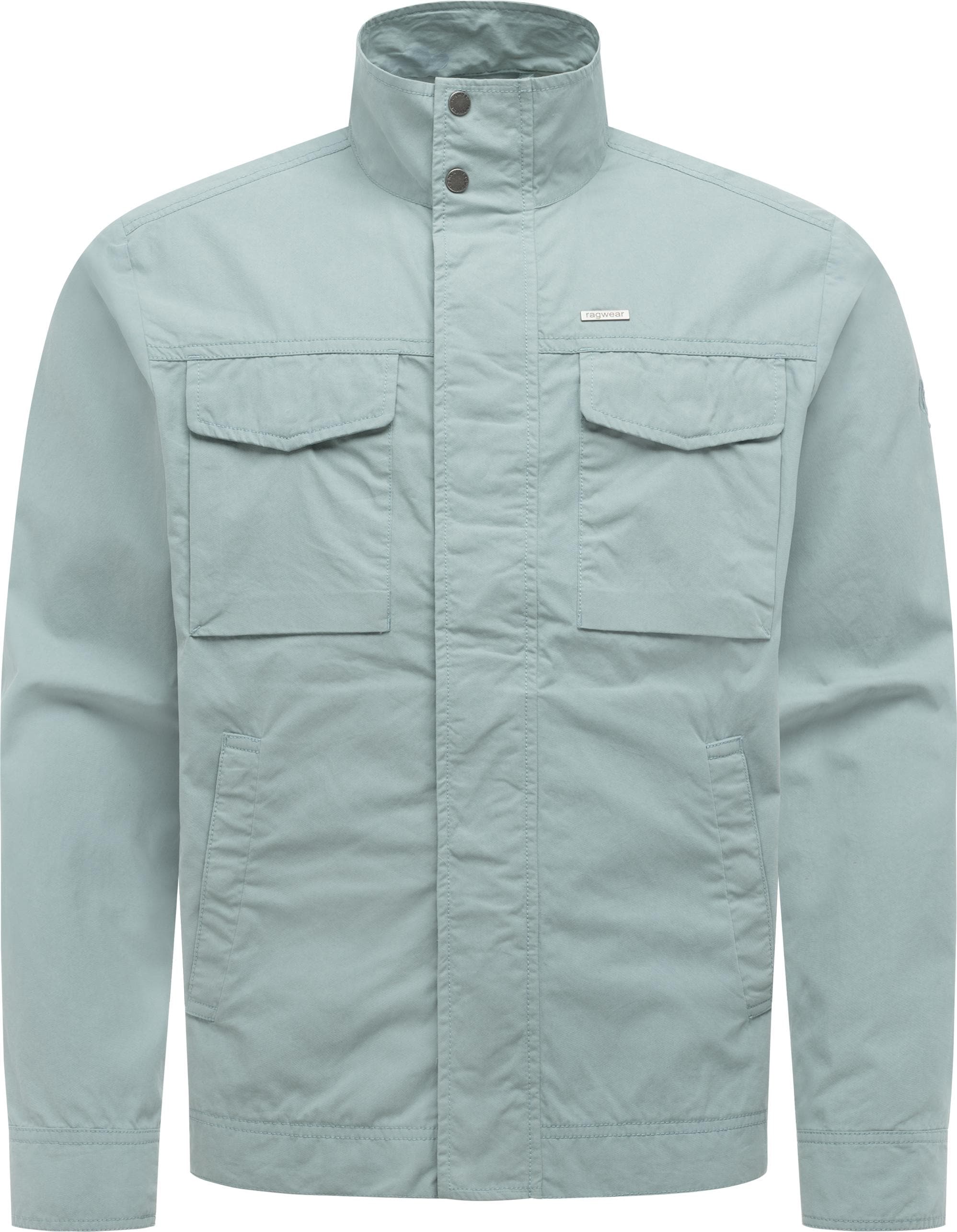 Ragwear Outdoorjacke "Murpho" ohne Kapuze Leichte Übergangsjacke mit Brusttaschen