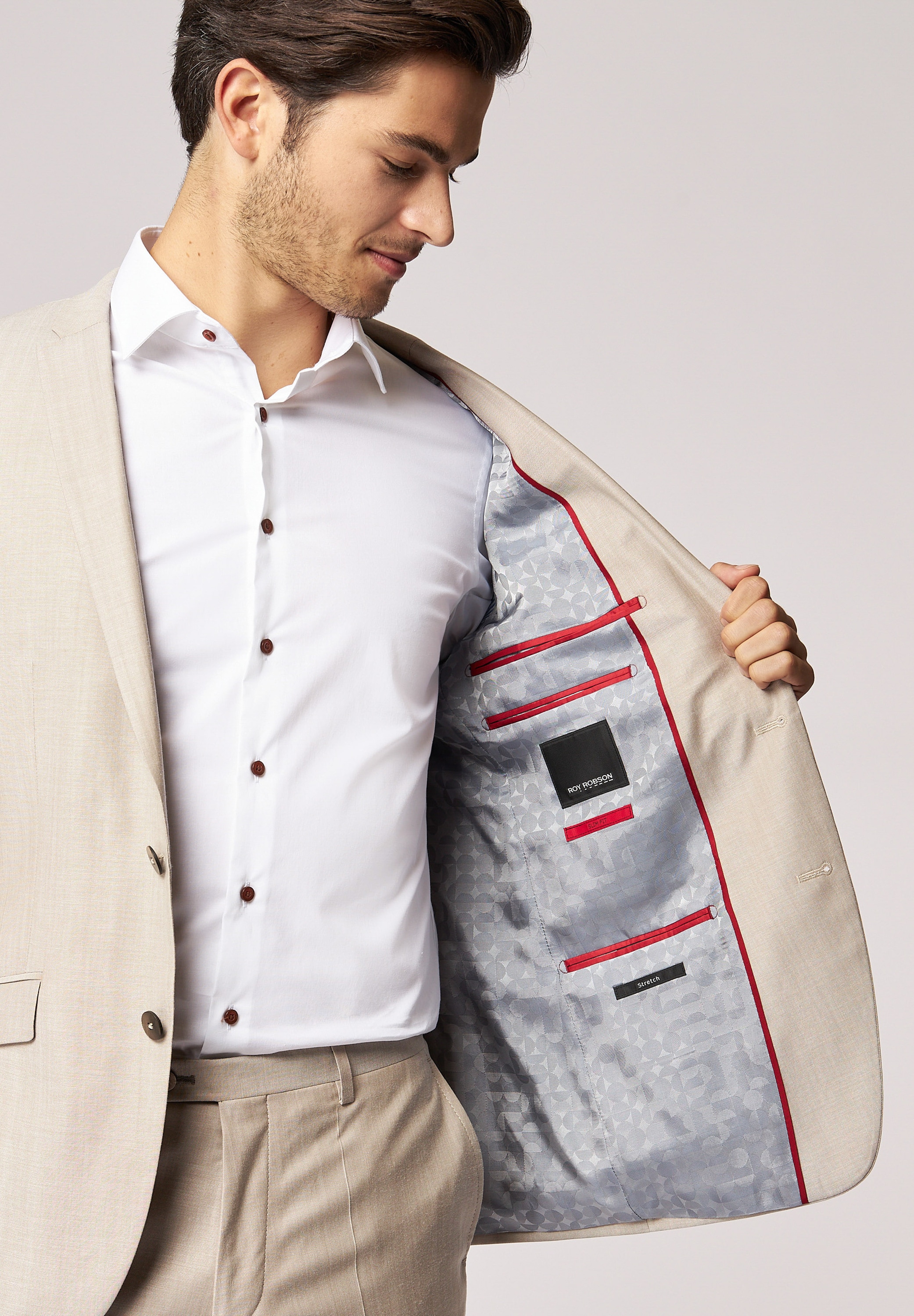 Roy Robson Hosenanzug »Modischer Anzug Im Slim Fit«