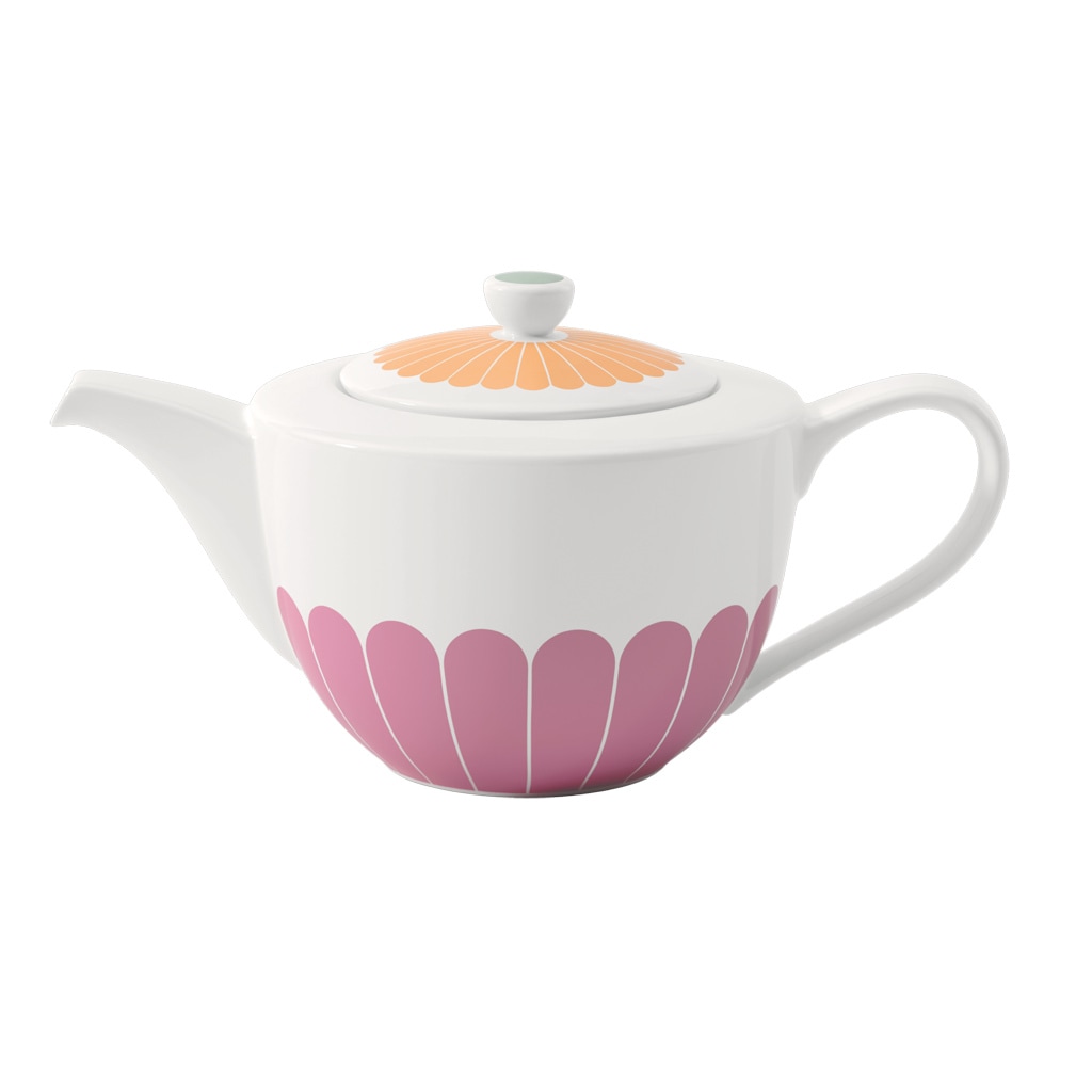 VILLEROY & BOCH Teekanne "bunt", B:15,5cm H:14cm, bunt, Kannen, Spülmaschinenfest, Mikrowellensicher