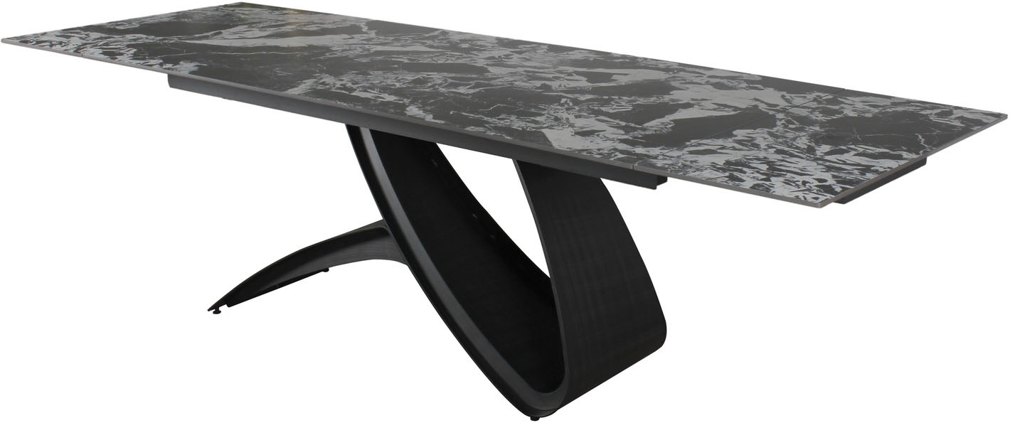 Home affaire Esstisch "Tangularis" 3 Stk. tlg. erweiterbar mit 2 Auszügen a günstig online kaufen