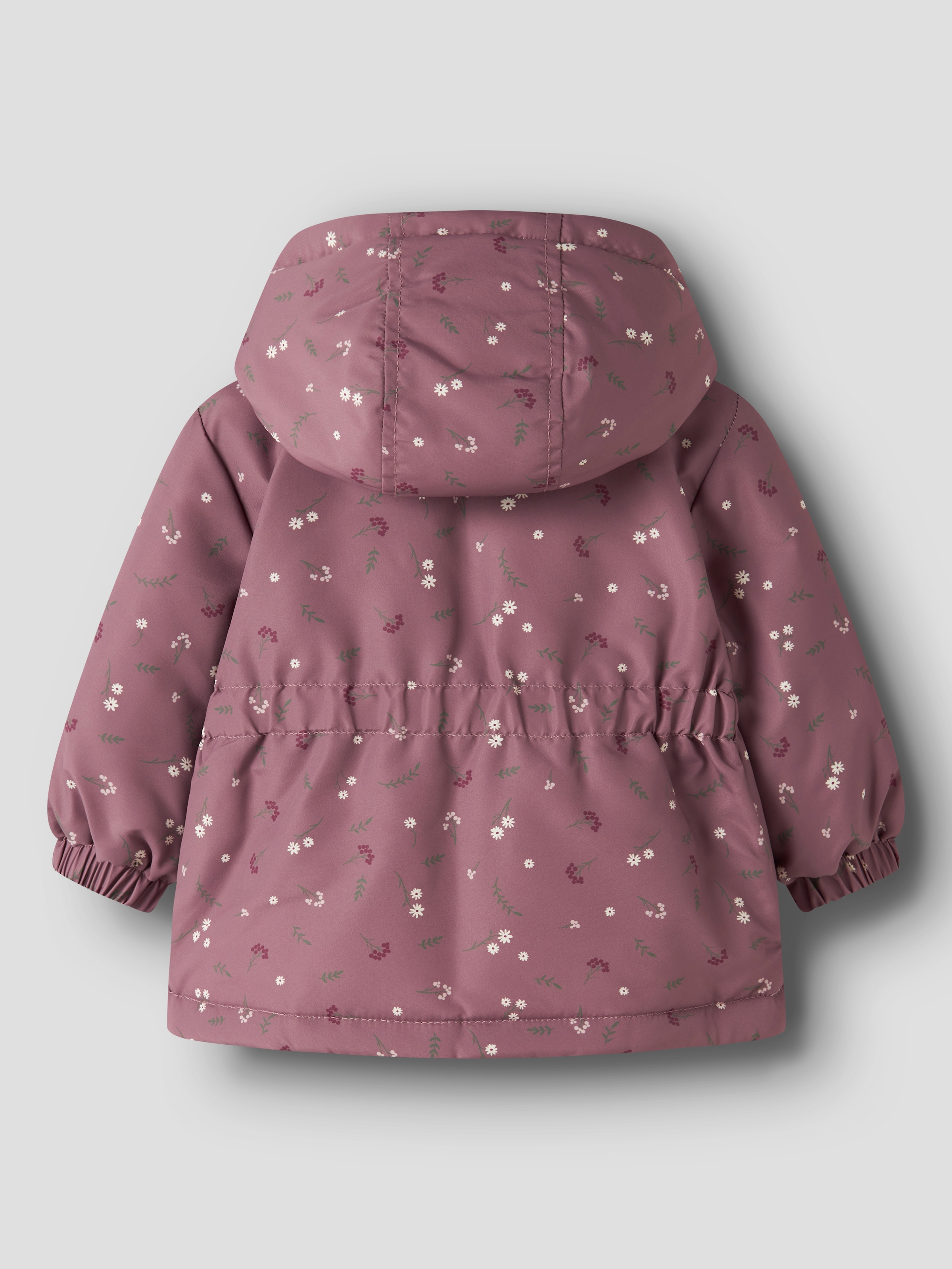 Name It Allwetterjacke »NBFMAXI JACKET PA AOP1« mit Kapuze Kunstfaser, mit abnehmbarer Kapuze