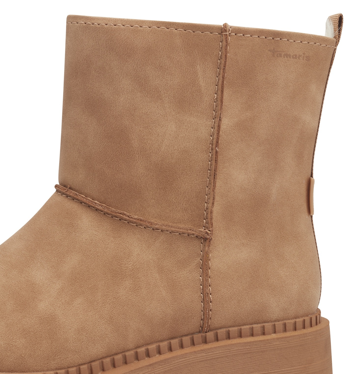 Tamaris Winterboots, Blockabsatz, Winterstiefelette, Outdoorschuh mit Duo Tex-Ausstattung